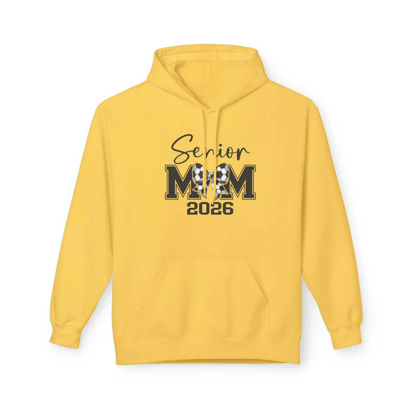 Senior Soccer Mom 2026 Midweight Fleece Hoodie,