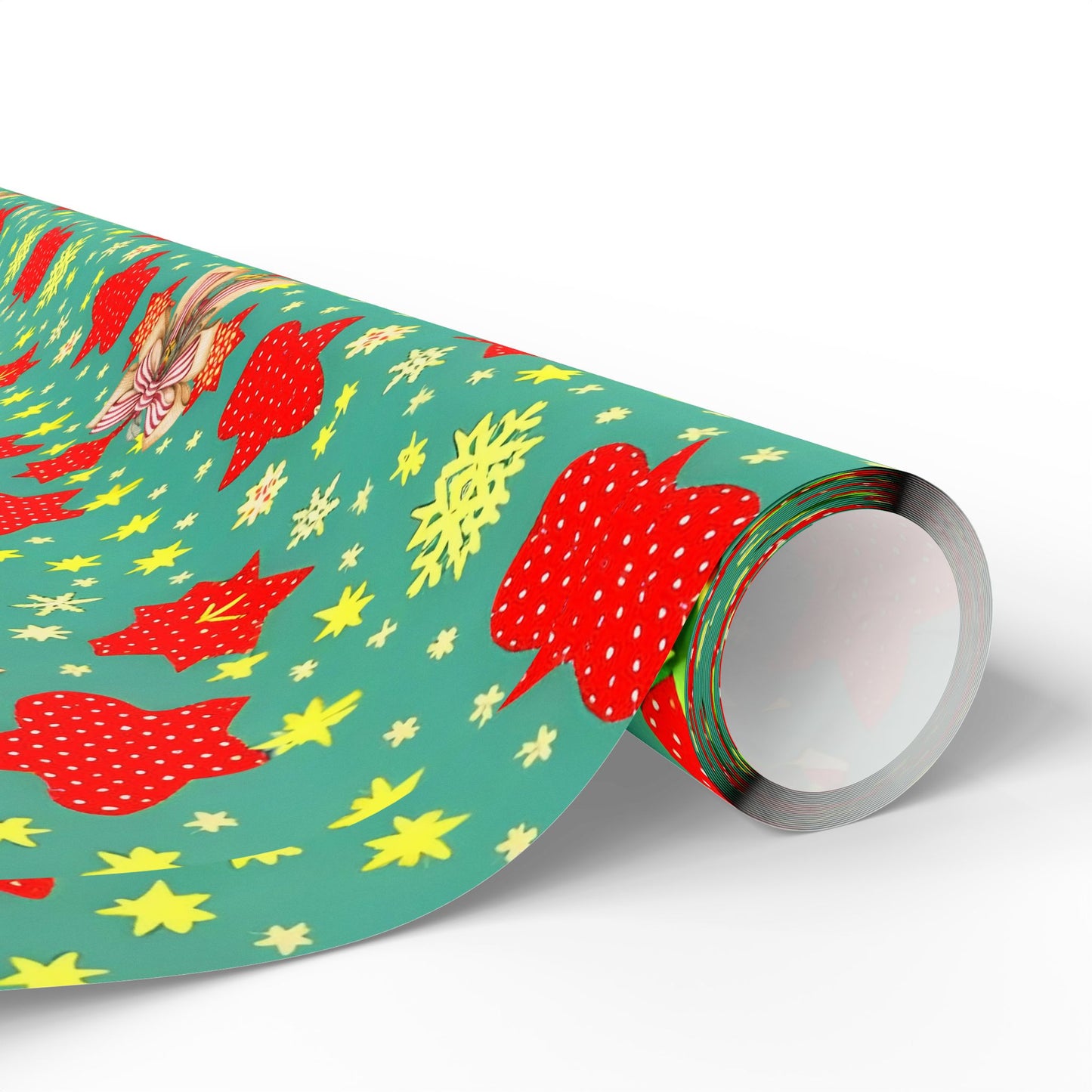 Christmas Wrapping Paper, Festive Gift Wrap for Holidays, Colorful Holiday Wrap, Eco-Friendly Metallic Wrap, Perfect for Gifts