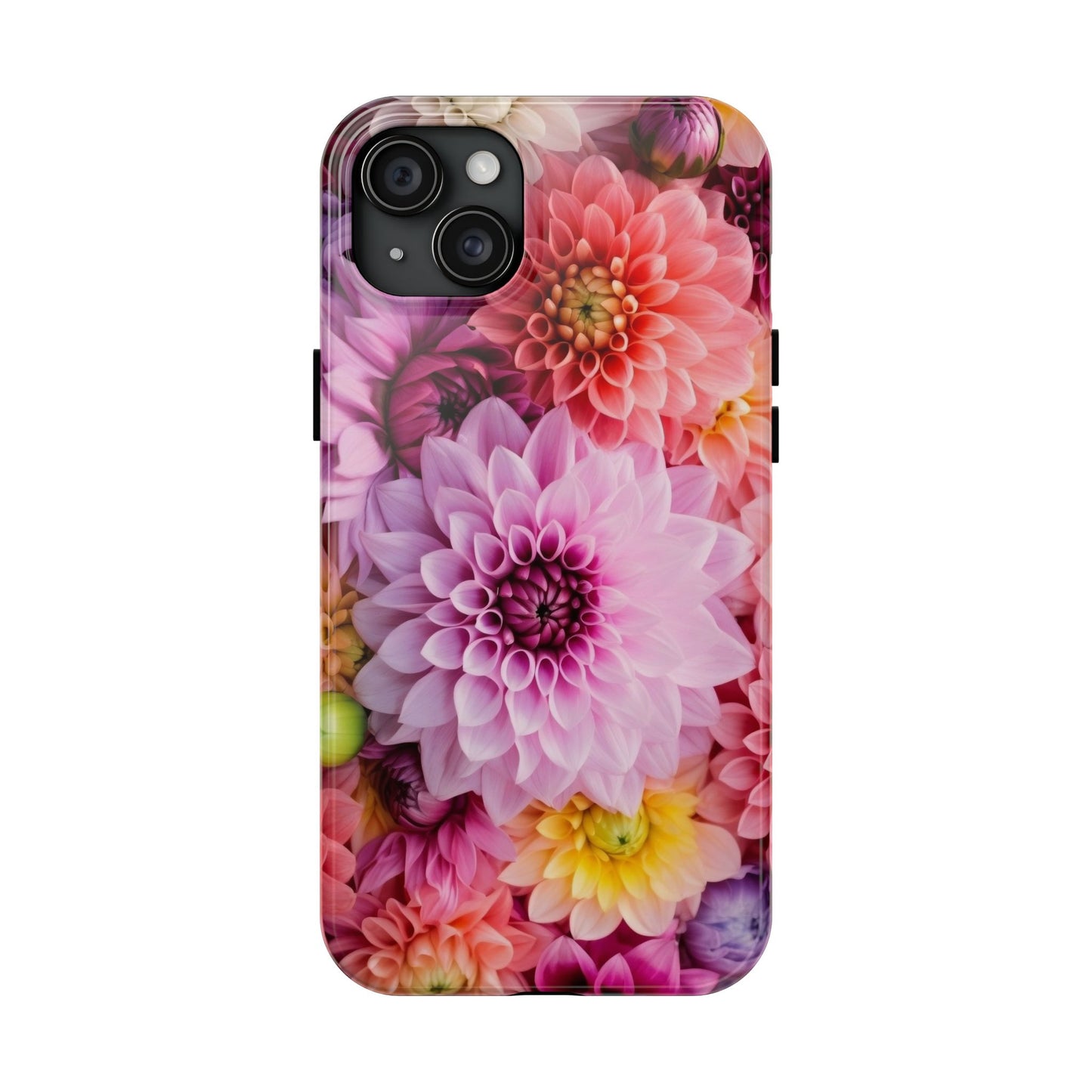Floral Tough Phone Cases, Durable Phone Cover, Flower Print Case, Gift for Her, Spring Accessories, Custom Phone Case