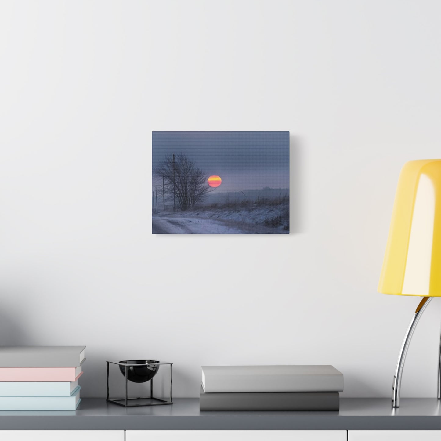 Serene Sunset Canvas Print, Home Decor Art, Relaxing Wall Art, Nature Decor, Scenic Landscape, Perfect Gift for Nature Lovers