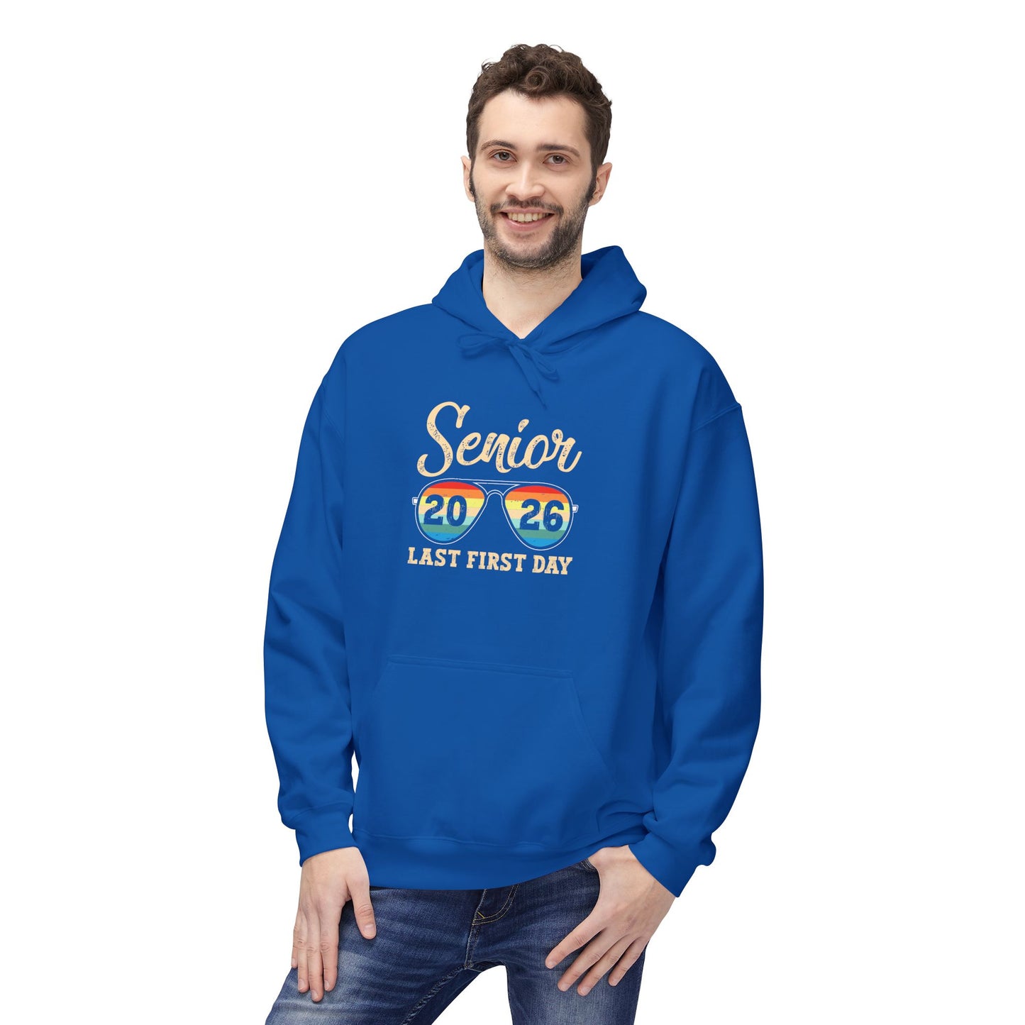 Senior Last First Day Hoodie, Graduation Gift, Class of 2024 Sweatshirt, College Bound Apparel, Unisex Fleece Hoodie