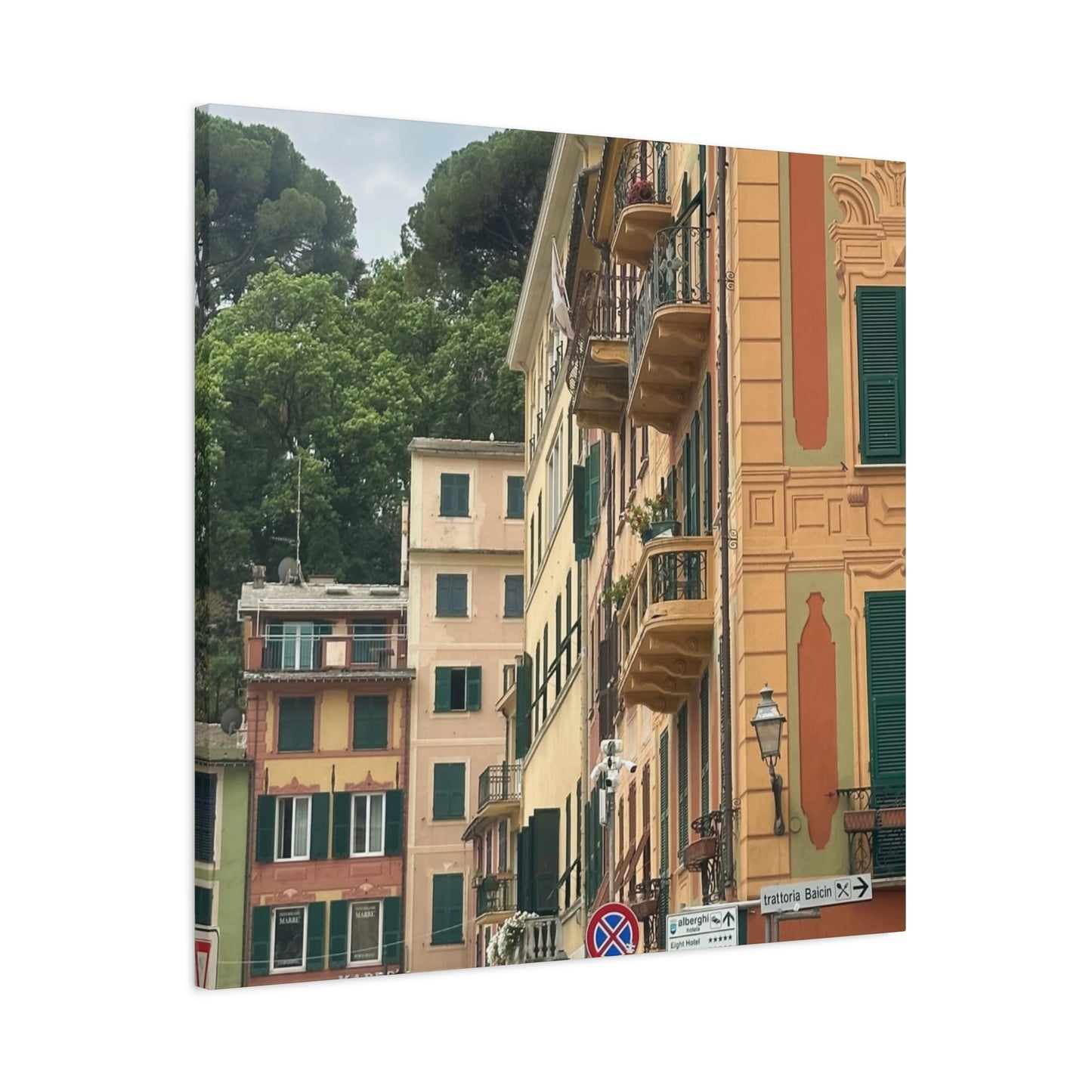 Italian Balcony Wall Decor, Home Decor, Gift for Art Lovers, Cozy Aesthetic, Travel Inspiration