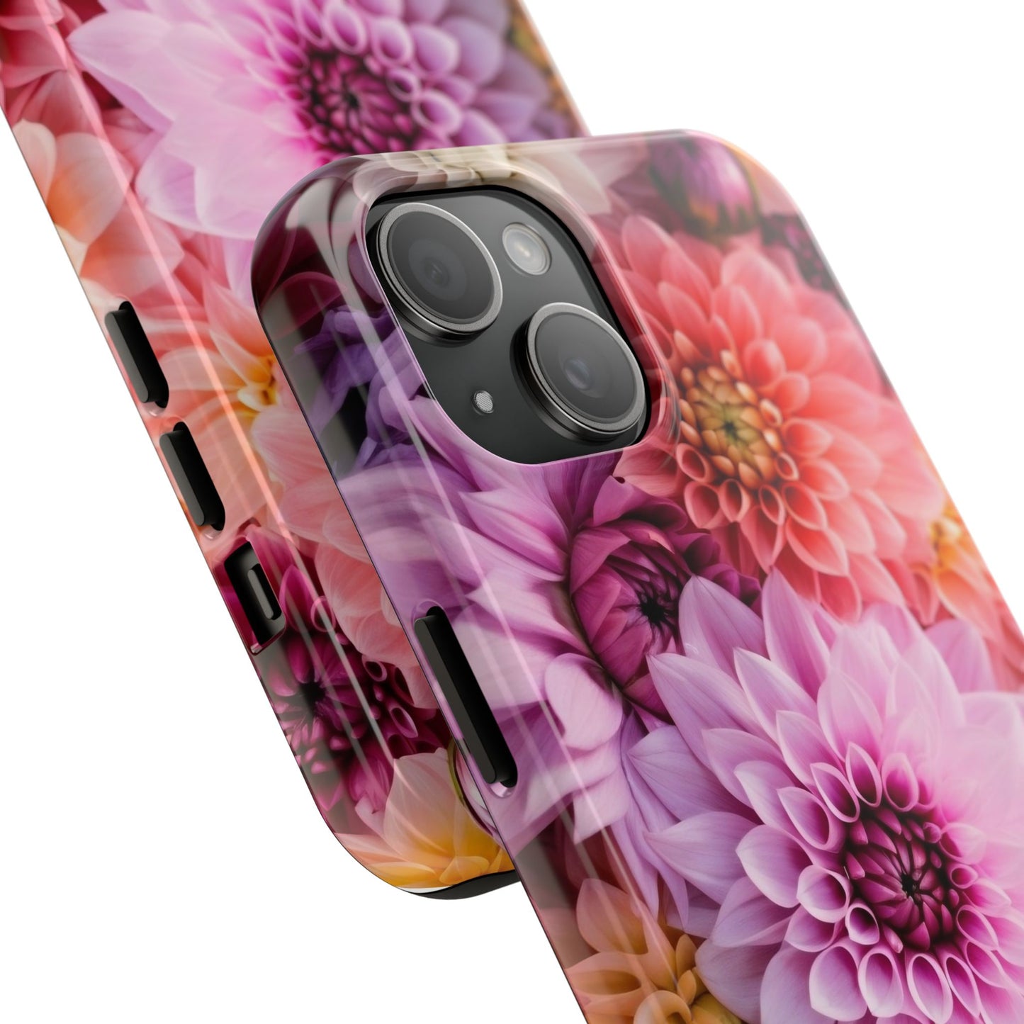 Floral Tough Phone Cases, Durable Phone Cover, Flower Print Case, Gift for Her, Spring Accessories, Custom Phone Case