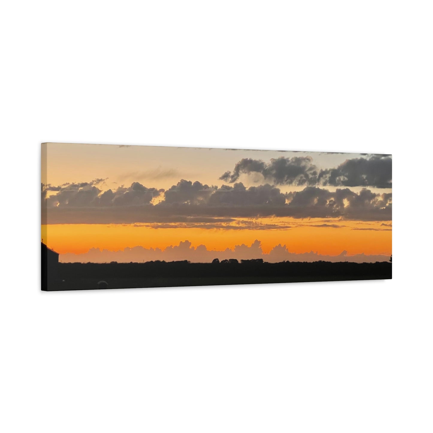 Sunset Canvas Art Print, Wall Decor for Home, Gift for Nature Lovers, Modern Art, Vibrant Landscape, Living Room Decor