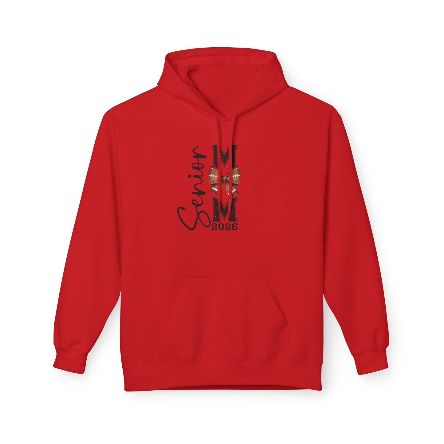 2026 Senior Football Mom, Fleece Hoodie,