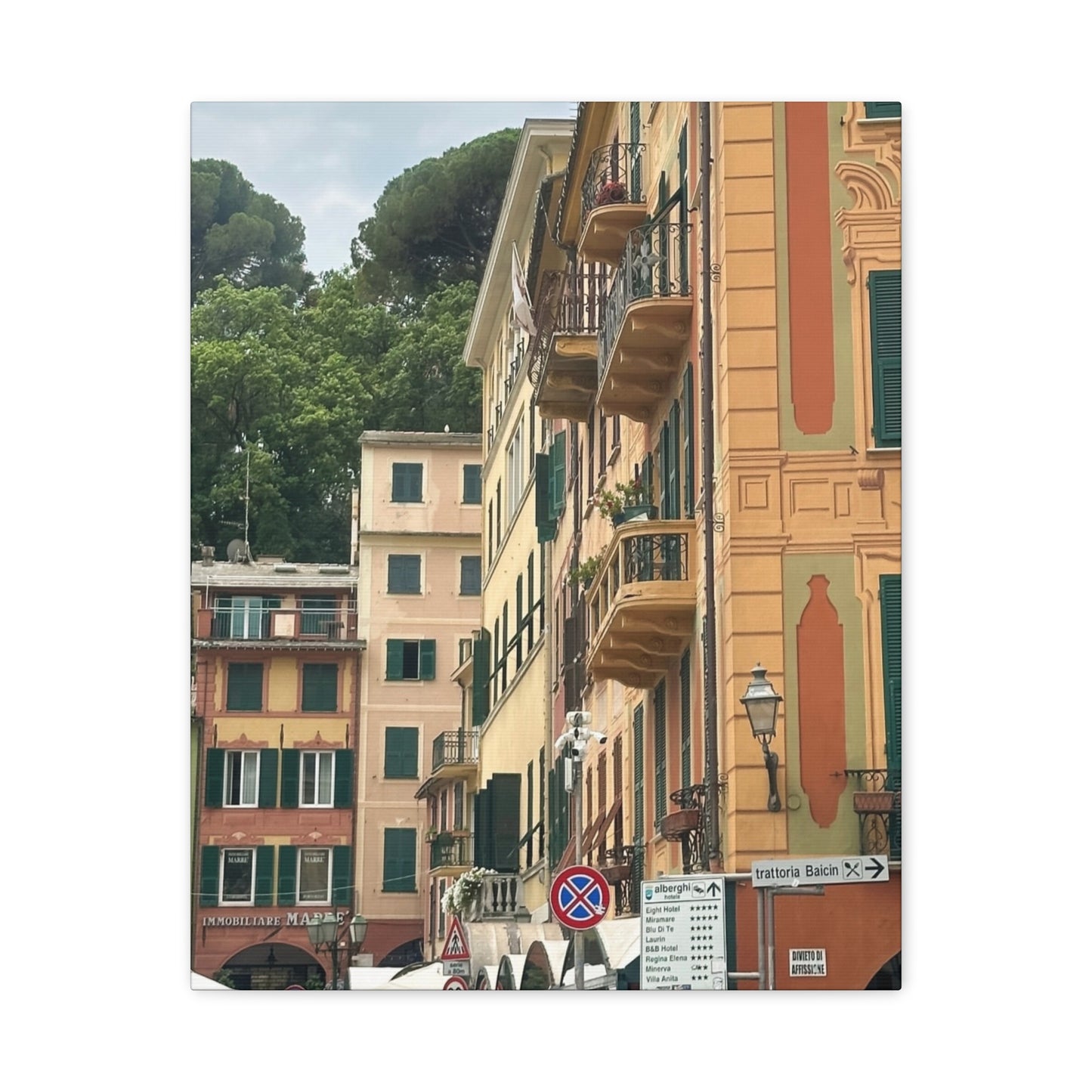 Italian Balcony Wall Decor, Home Decor, Gift for Art Lovers, Cozy Aesthetic, Travel Inspiration