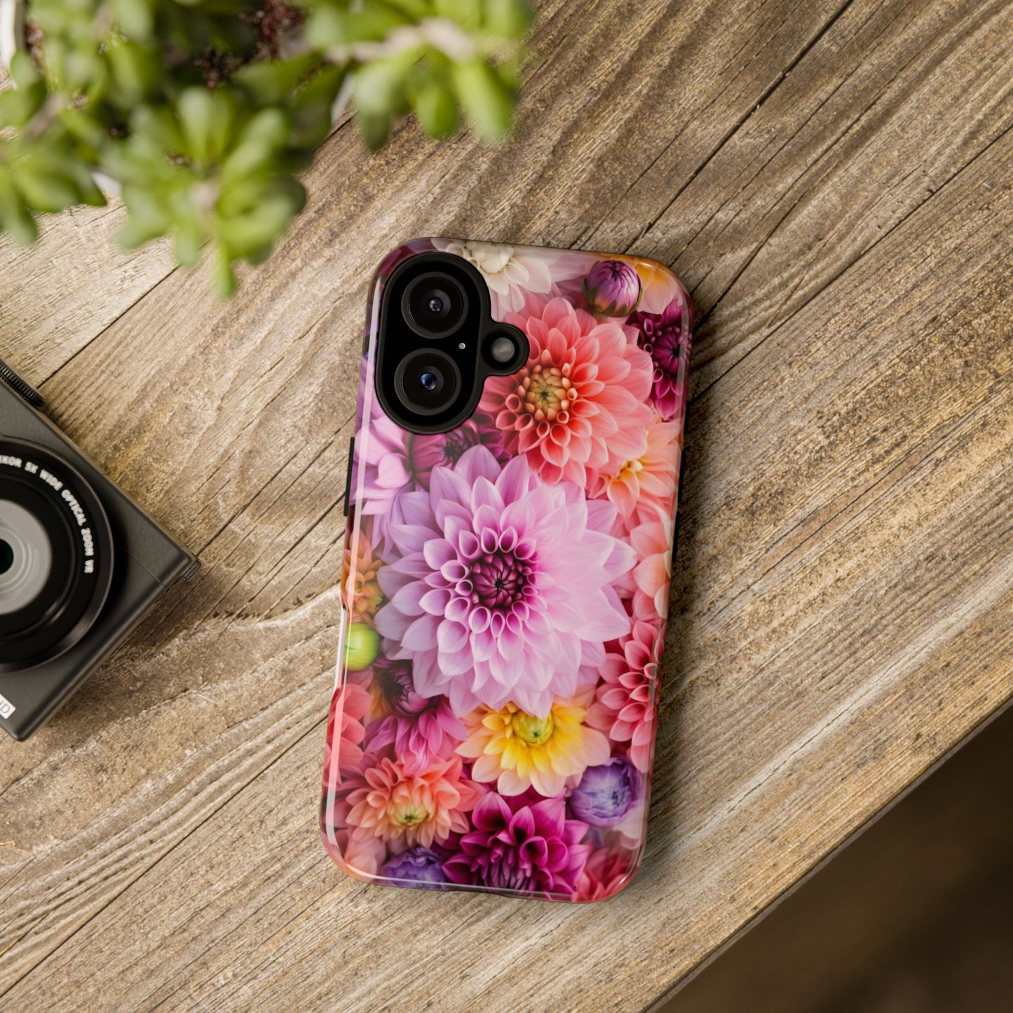 Floral iPhone Case, Tough Floral Phone Cover, Flower Pattern Case, Spring Design, Gift for Her, Durable Phone Accessory