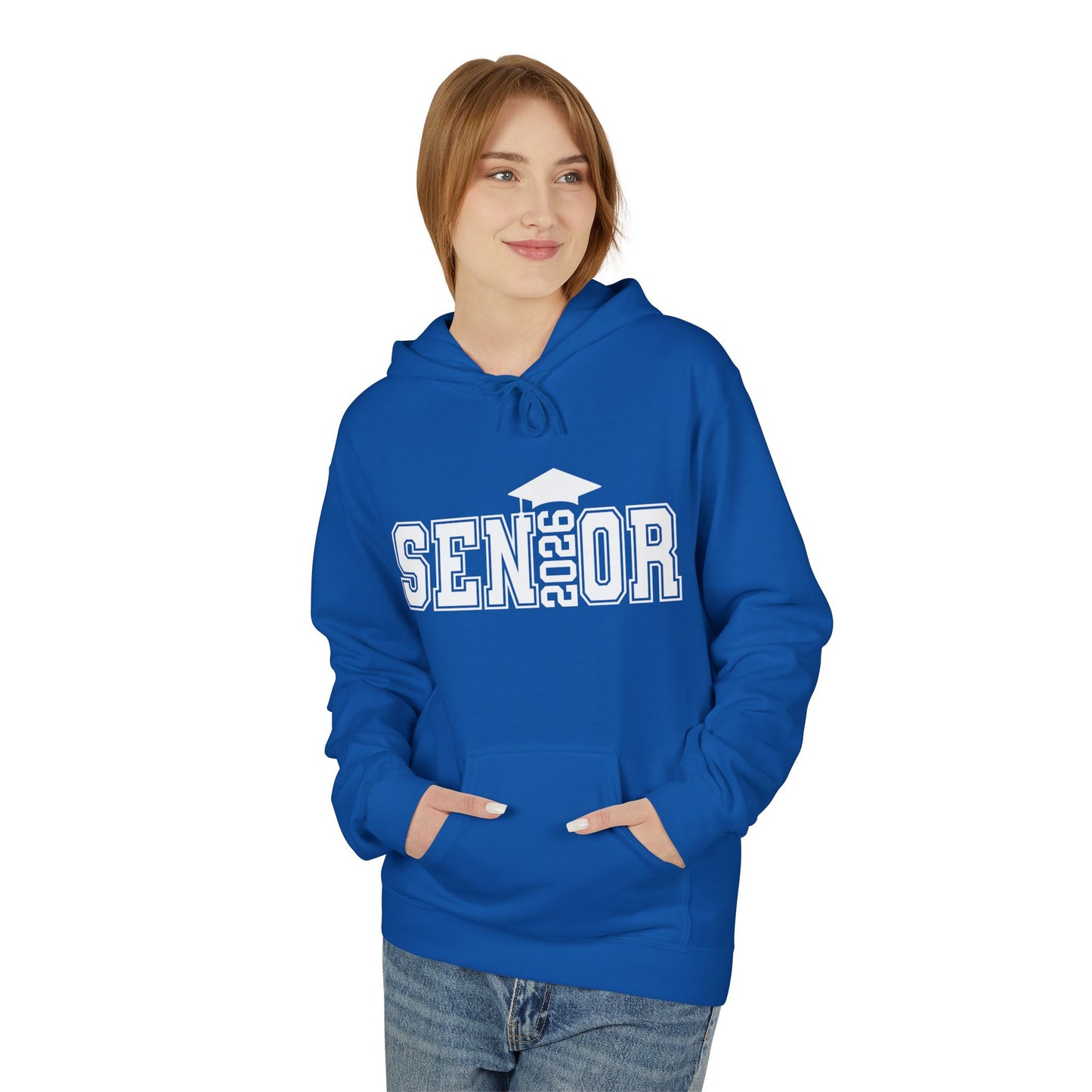 Senior Fleece Hoodie, Cozy Graduation Gift, Class of 2024 Sweatshirt, Unisex Hoodie, Senior Spirit Wear, Comfortable Casual Wear