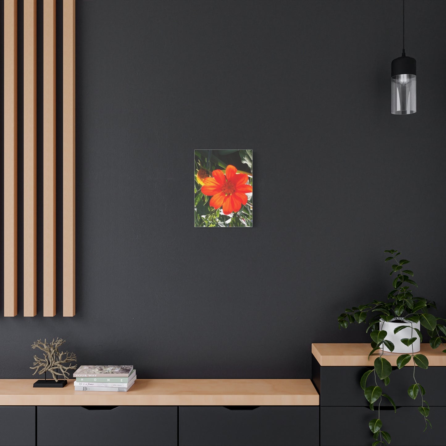 Vibrant Floral Canvas Art, Wall Decor, Gift for Garden Lovers, Bright Home Accent, Modern Art for Any Room