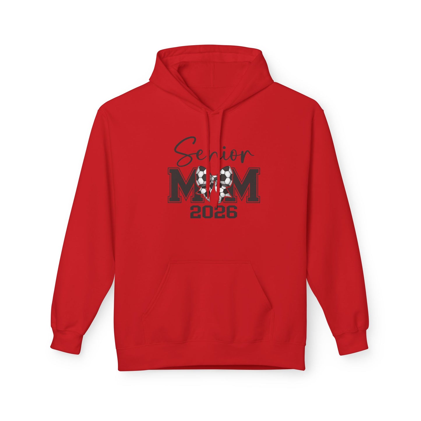 Senior Soccer Mom 2026 Midweight Fleece Hoodie,