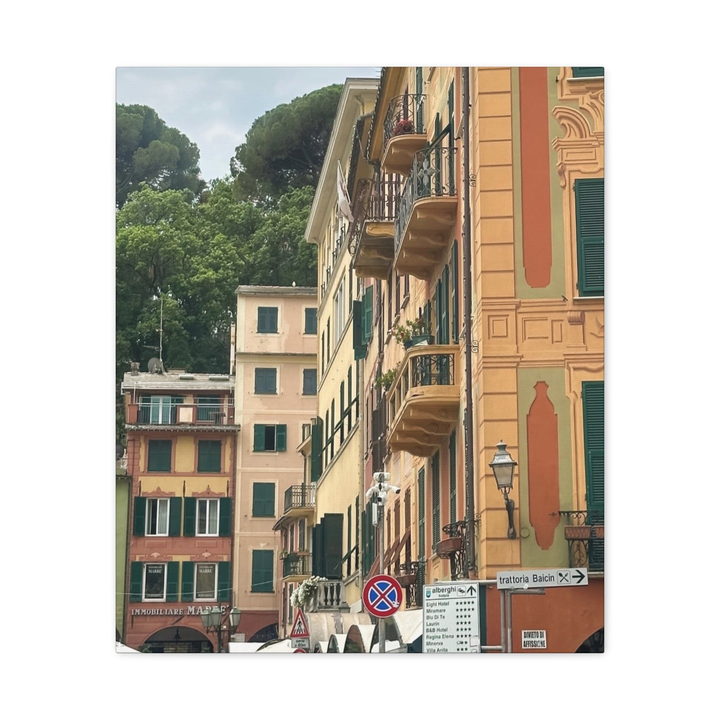Italian Balcony Wall Decor, Home Decor, Gift for Art Lovers, Cozy Aesthetic, Travel Inspiration