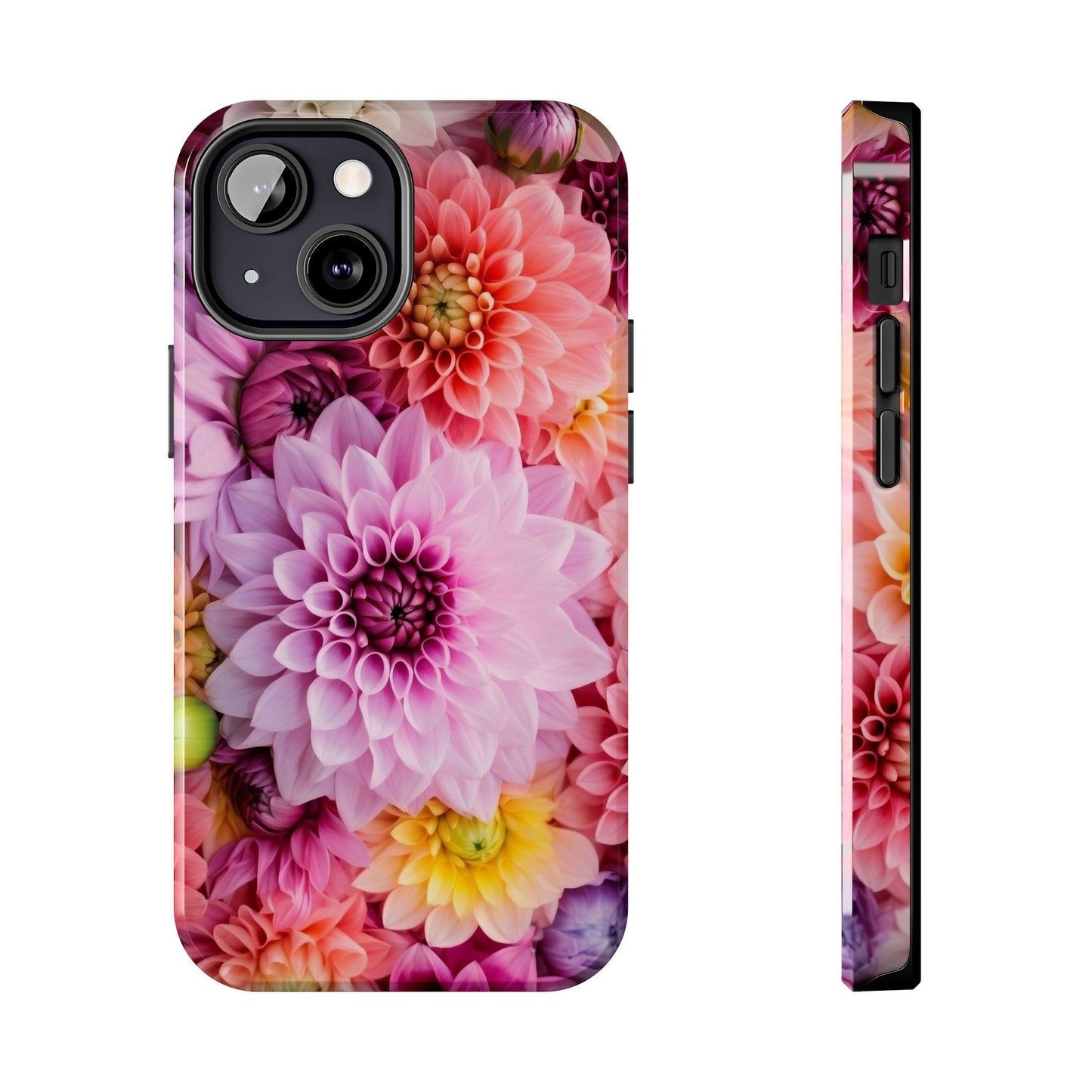 Floral Tough Phone Cases, Durable Phone Cover, Flower Print Case, Gift for Her, Spring Accessories, Custom Phone Case