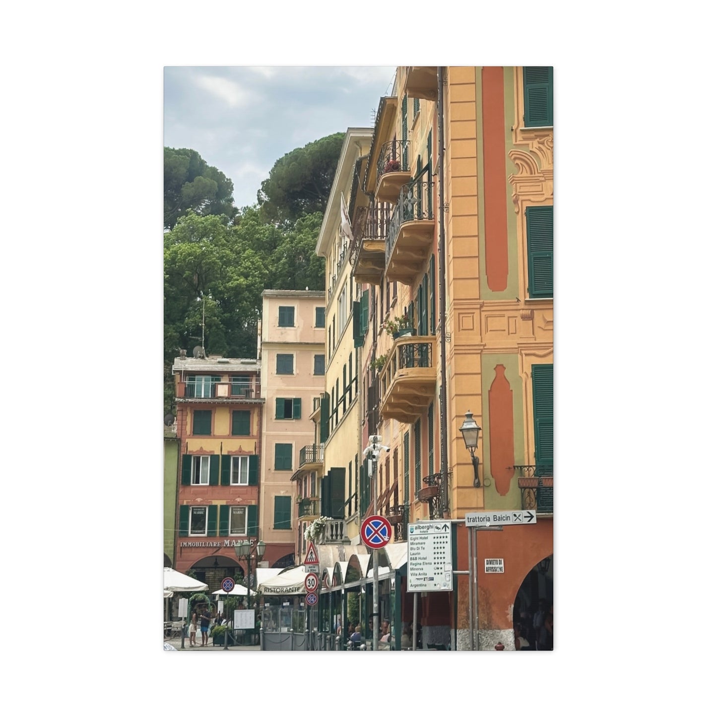 Italian Balcony Wall Decor, Home Decor, Gift for Art Lovers, Cozy Aesthetic, Travel Inspiration