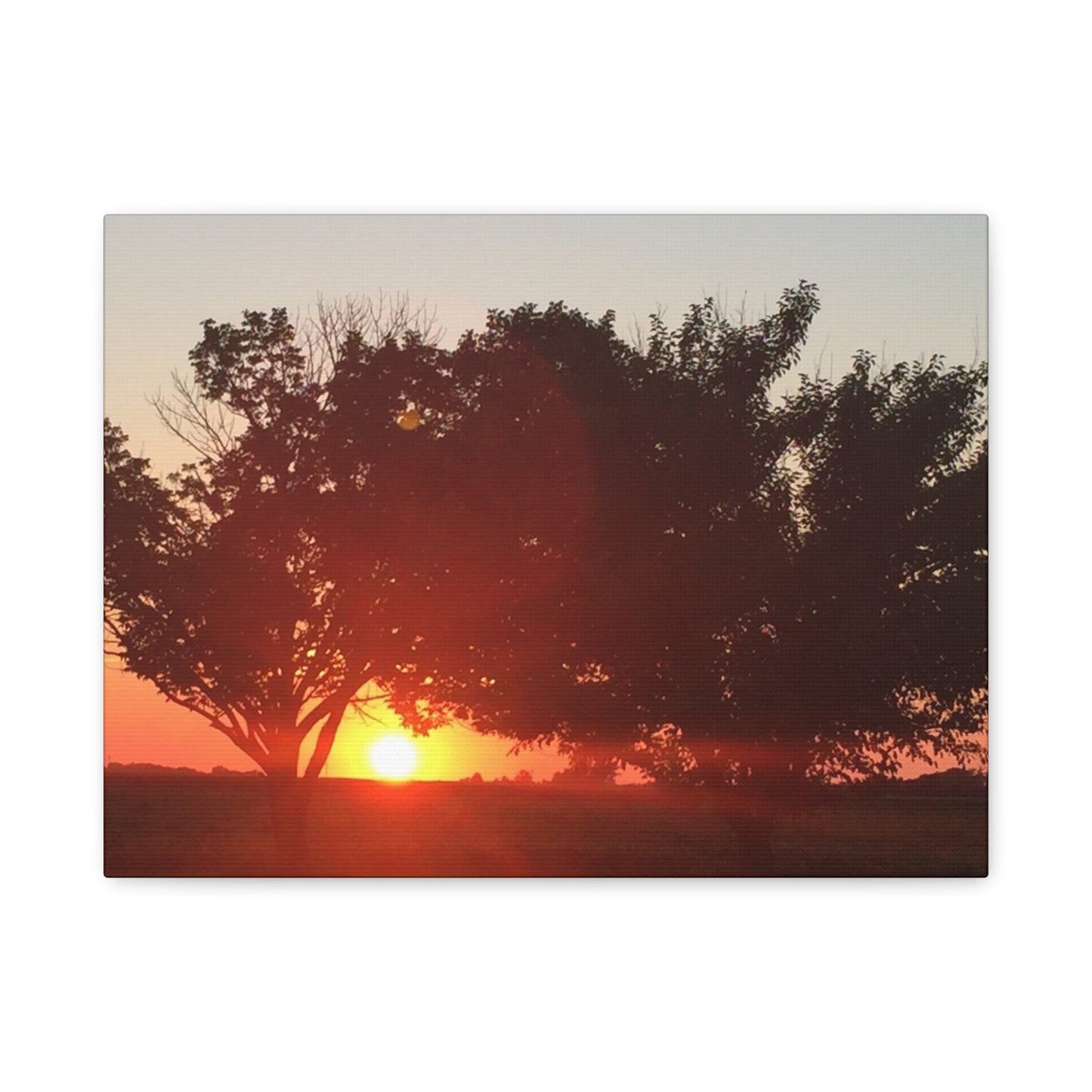 Sunset Serenity Canvas Wall Art, Relaxing Home Decor, Nature Print, Gift for Nature Lovers, Sunset Aesthetic, Art for Living Room