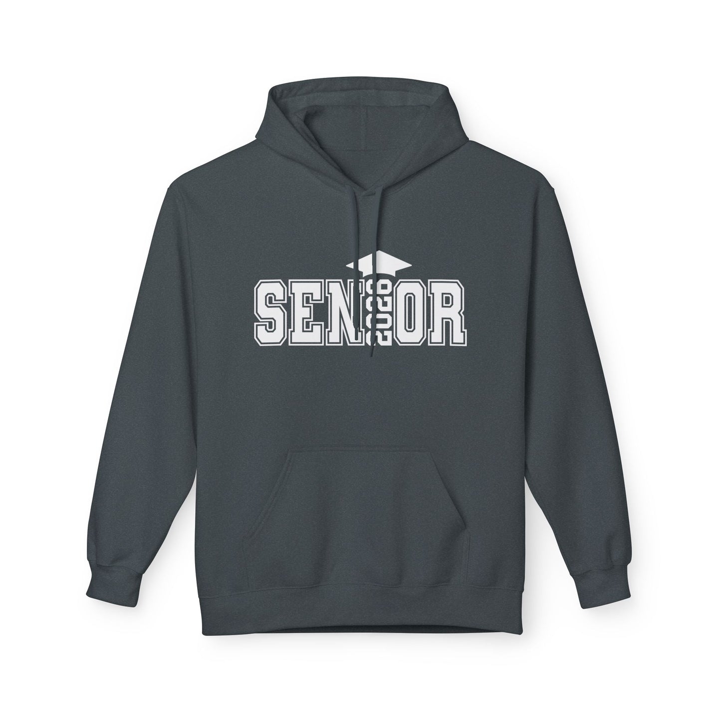 Senior Fleece Hoodie, Cozy Graduation Gift, Class of 2024 Sweatshirt, Unisex Hoodie, Senior Spirit Wear, Comfortable Casual Wear