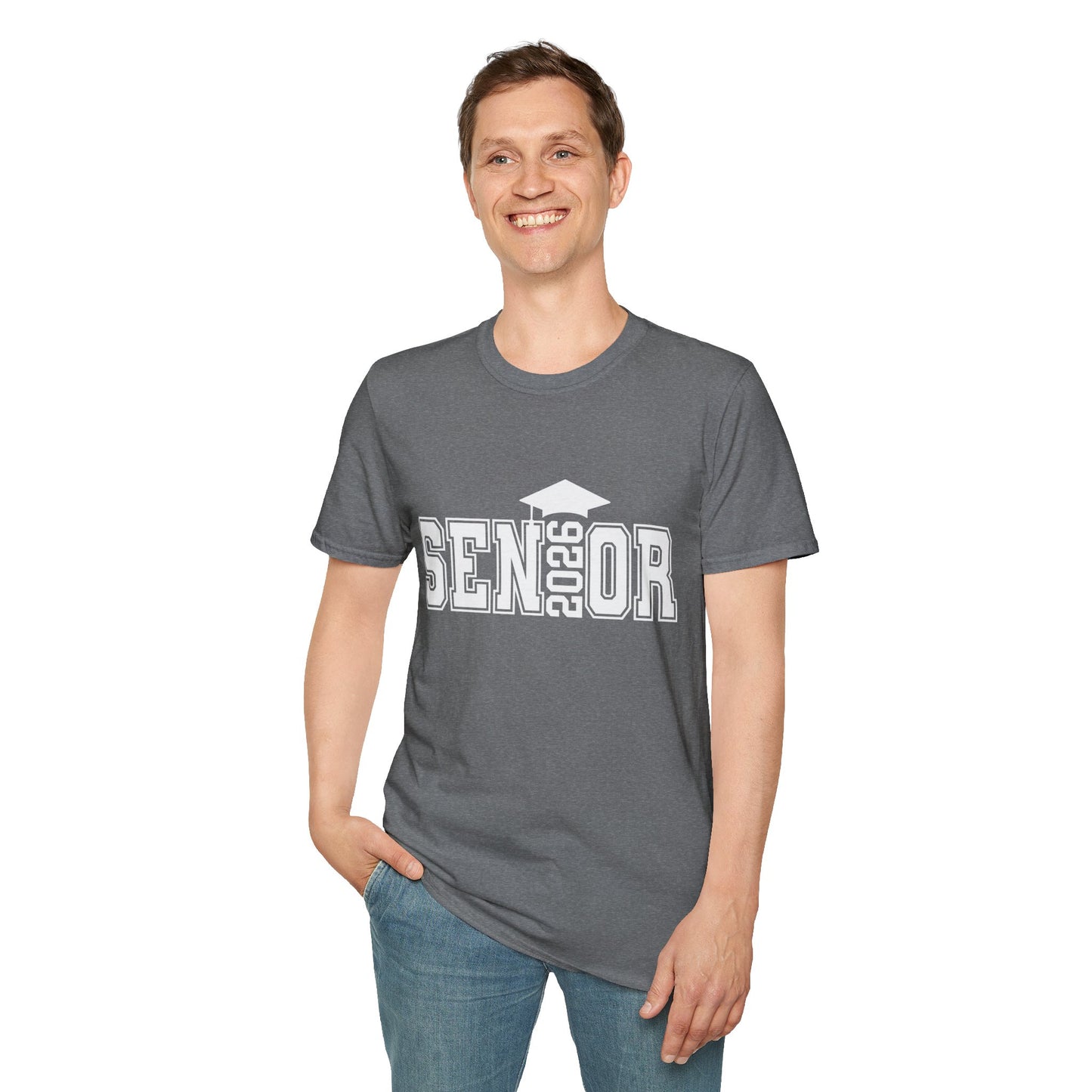 Class of 2026 Senior T-Shirt, Graduation Tee, Unisex Softstyle Shirt for Graduates, Perfect for Parties and Celebrations, Gift for Seniors