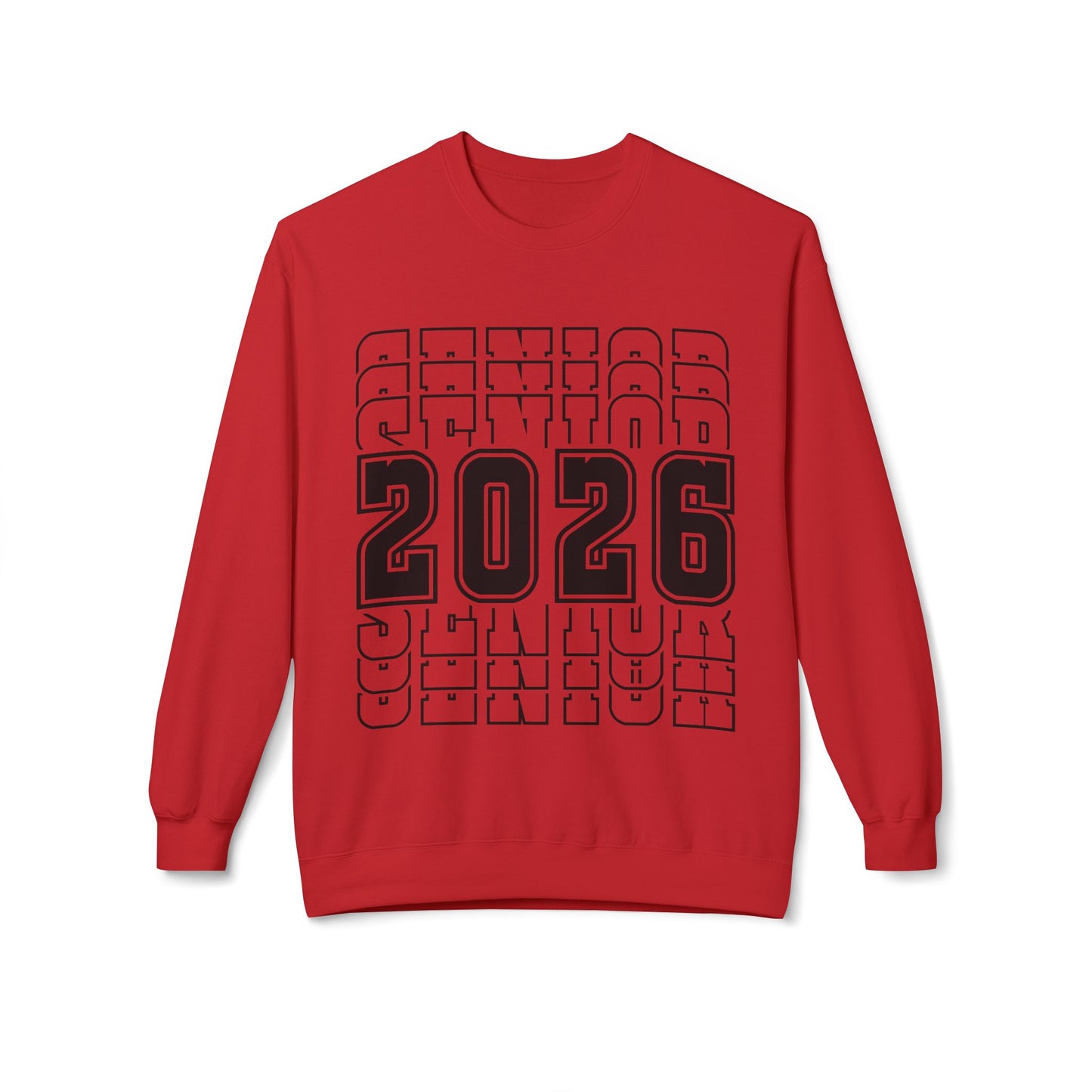 Stylish Senior Sweatshirt for Class of 2026, Unisex Crewneck, Graduation Gift, College Bound, Cozy Apparel, Trendy Layering Piece