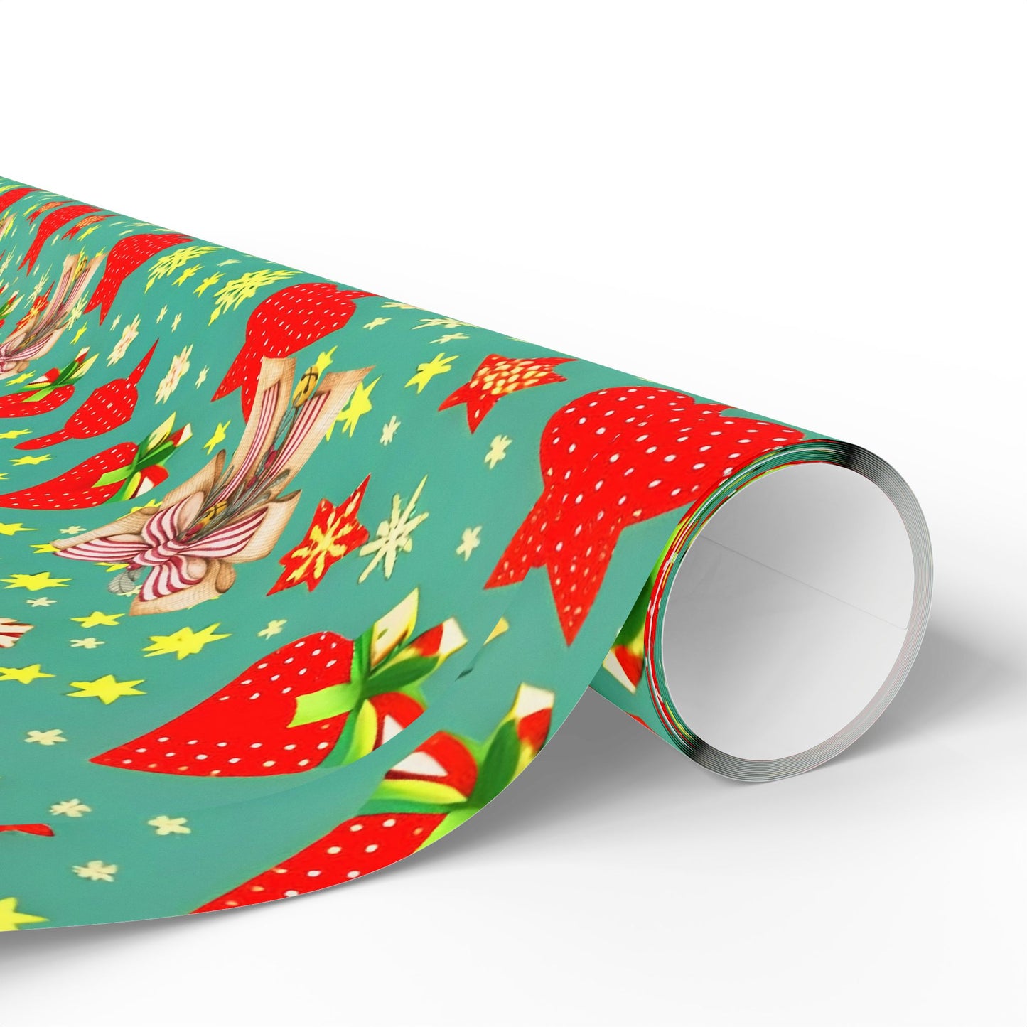 Christmas Wrapping Paper, Festive Gift Wrap for Holidays, Colorful Holiday Wrap, Eco-Friendly Metallic Wrap, Perfect for Gifts