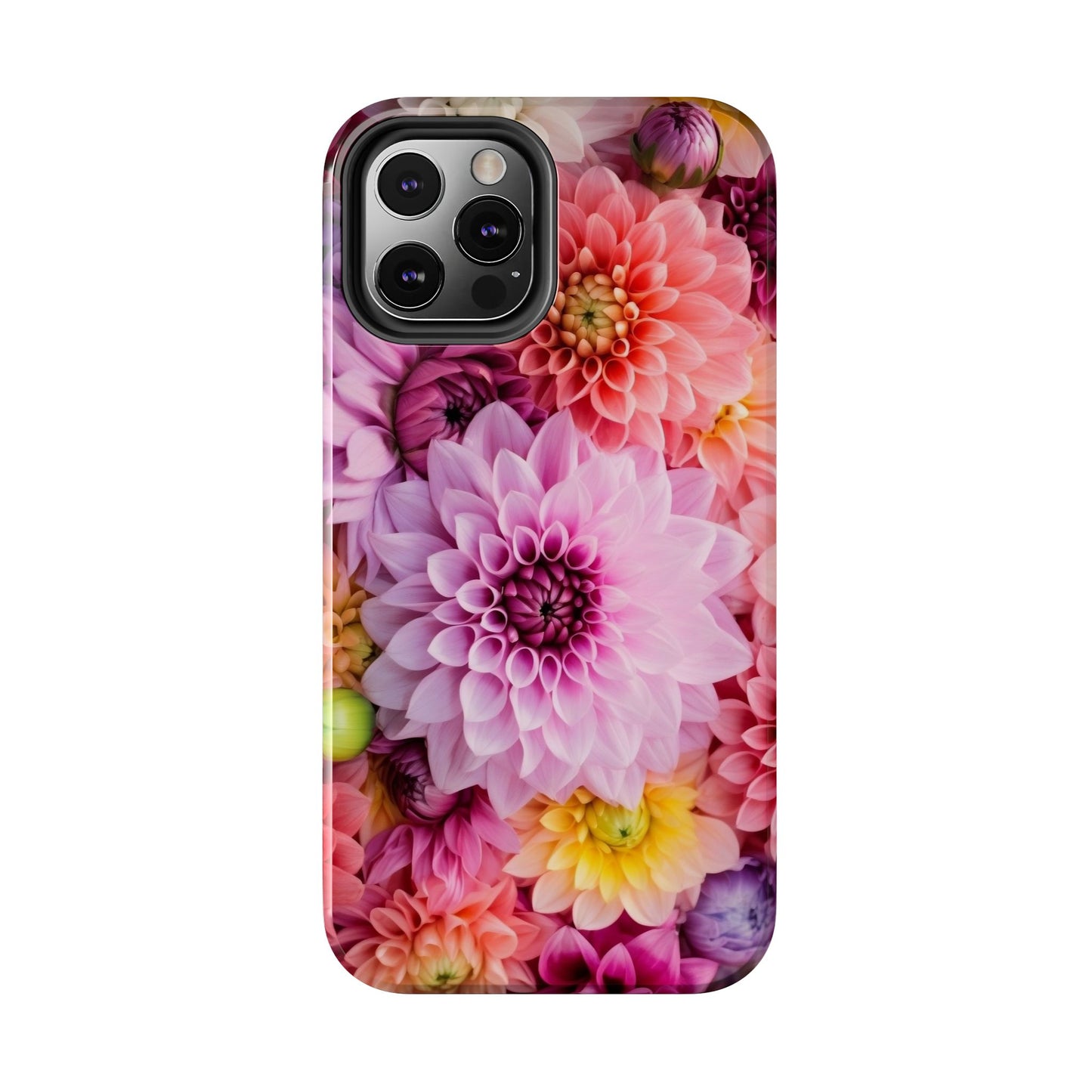 Floral Tough Phone Cases, Durable Phone Cover, Flower Print Case, Gift for Her, Spring Accessories, Custom Phone Case