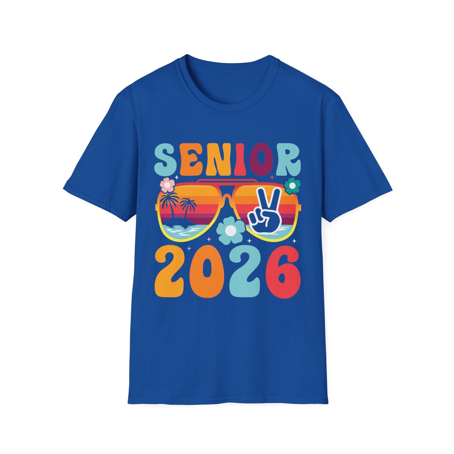 2026 Senior T-Shirt, Unisex Softstyle Tee, Graduation Gift, Summer Vibes Shirt, Class of 2026, Senior Celebration Apparel