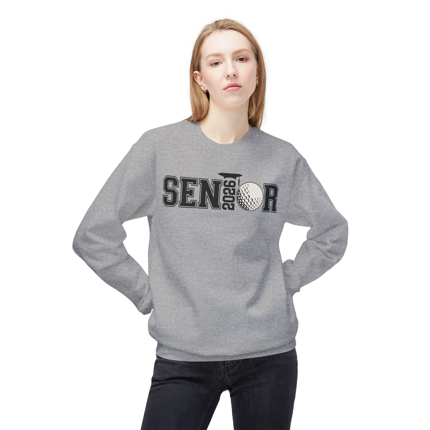 Class of 2026 Golf Sweatshirt, Graduation Gift, Senior Sweatshirt, Unisex Crewneck, Sports Apparel, College Bound Sweatshirt