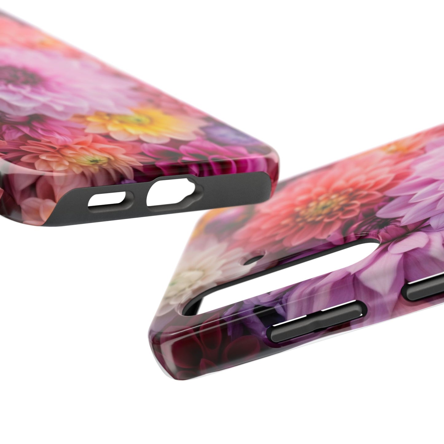Floral Tough Phone Cases, Durable Phone Cover, Flower Print Case, Gift for Her, Spring Accessories, Custom Phone Case