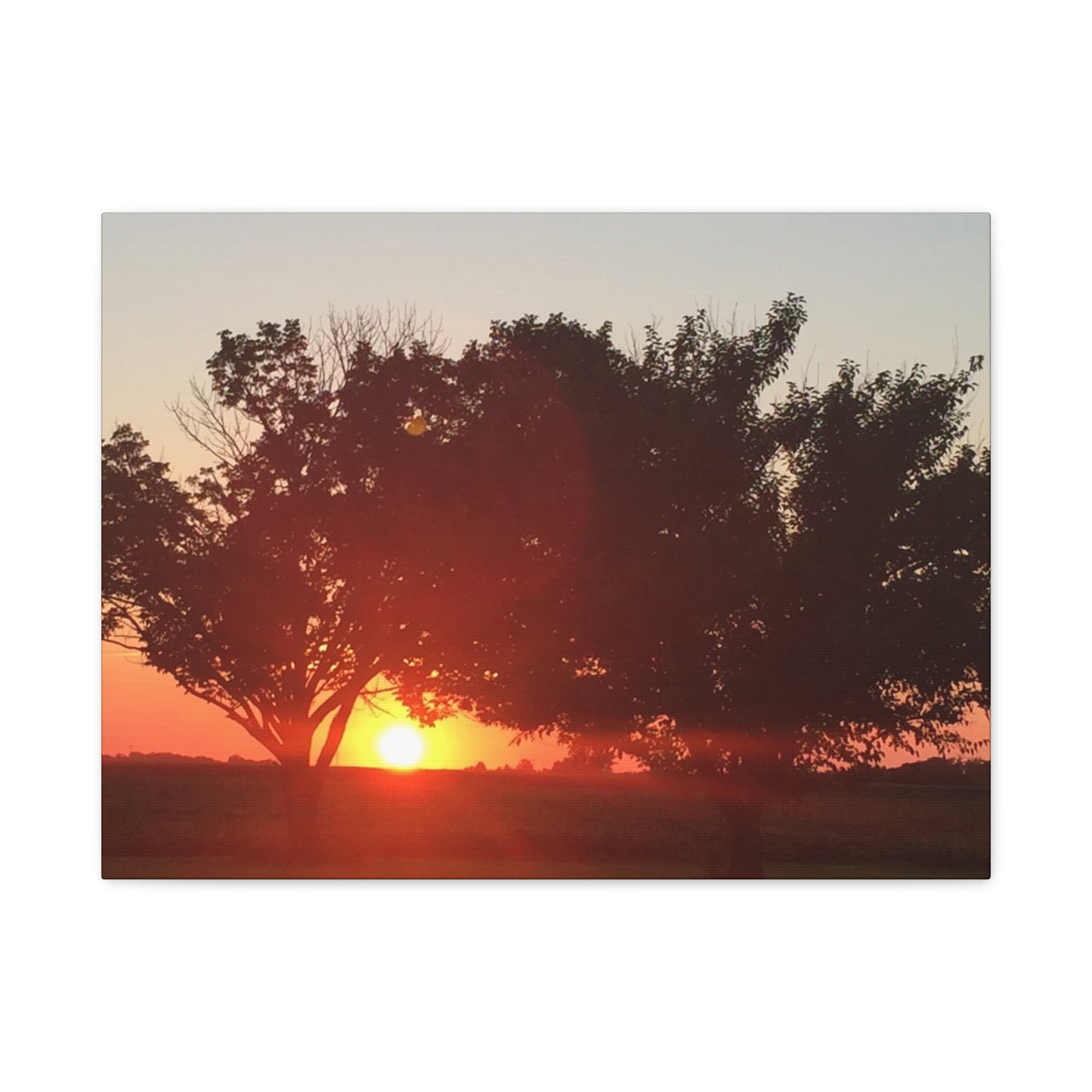 Sunset Serenity Canvas Wall Art, Relaxing Home Decor, Nature Print, Gift for Nature Lovers, Sunset Aesthetic, Art for Living Room