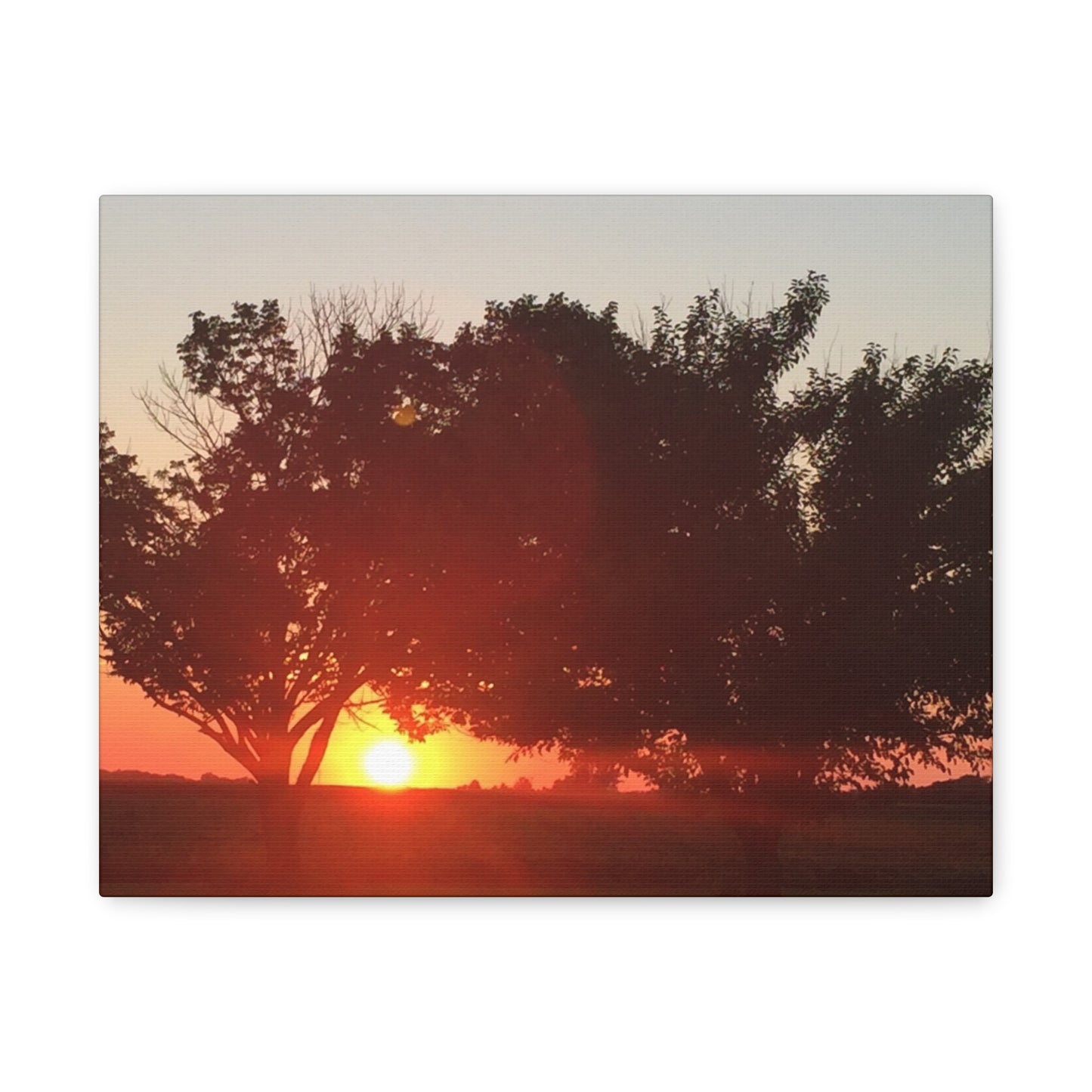 Sunset Serenity Canvas Wall Art, Relaxing Home Decor, Nature Print, Gift for Nature Lovers, Sunset Aesthetic, Art for Living Room