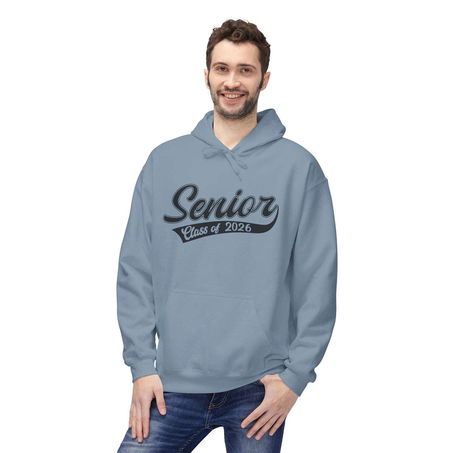 Class of 2026 Senior Hoodie | Unisex Midweight Fleece | Graduation Gift | College Bound | Class Spirit Wear, Trendy Graduation Apparel