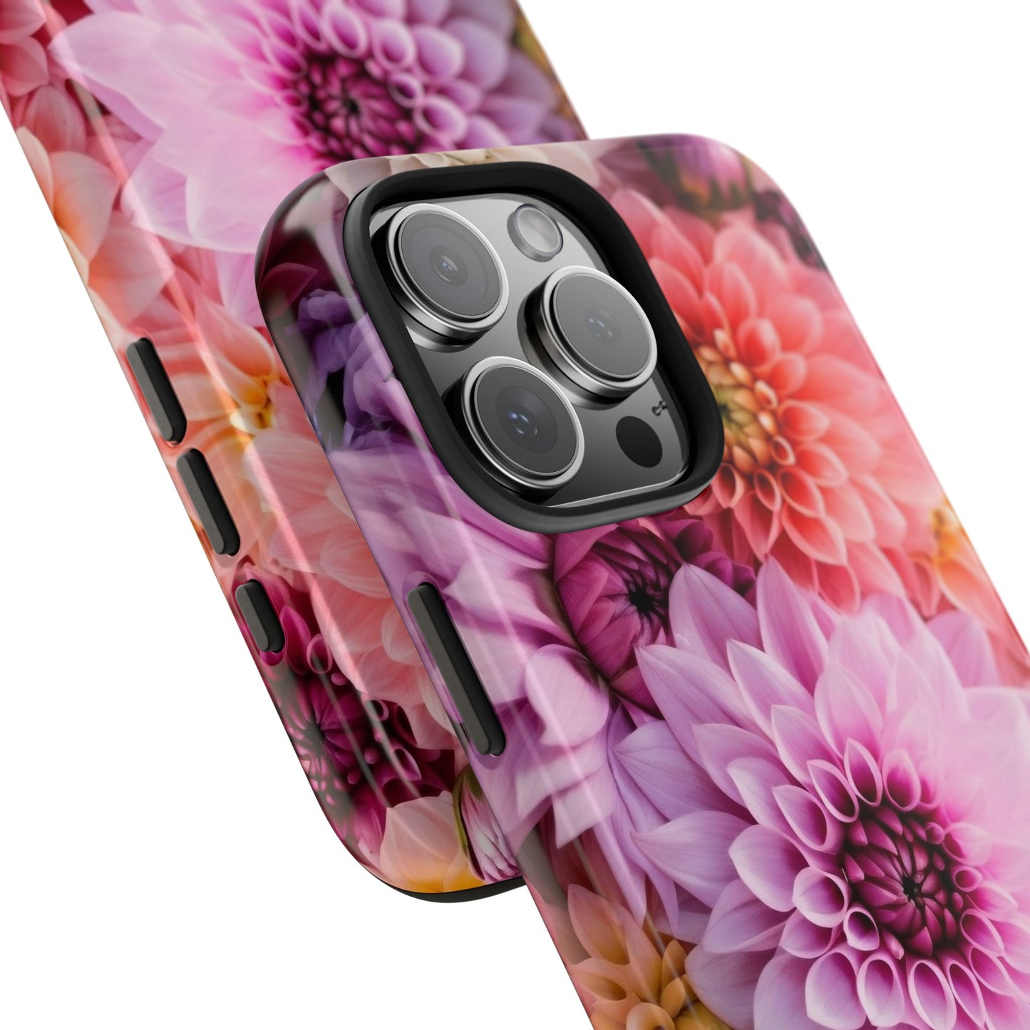 Floral Tough Phone Cases, Durable Phone Cover, Flower Print Case, Gift for Her, Spring Accessories, Custom Phone Case