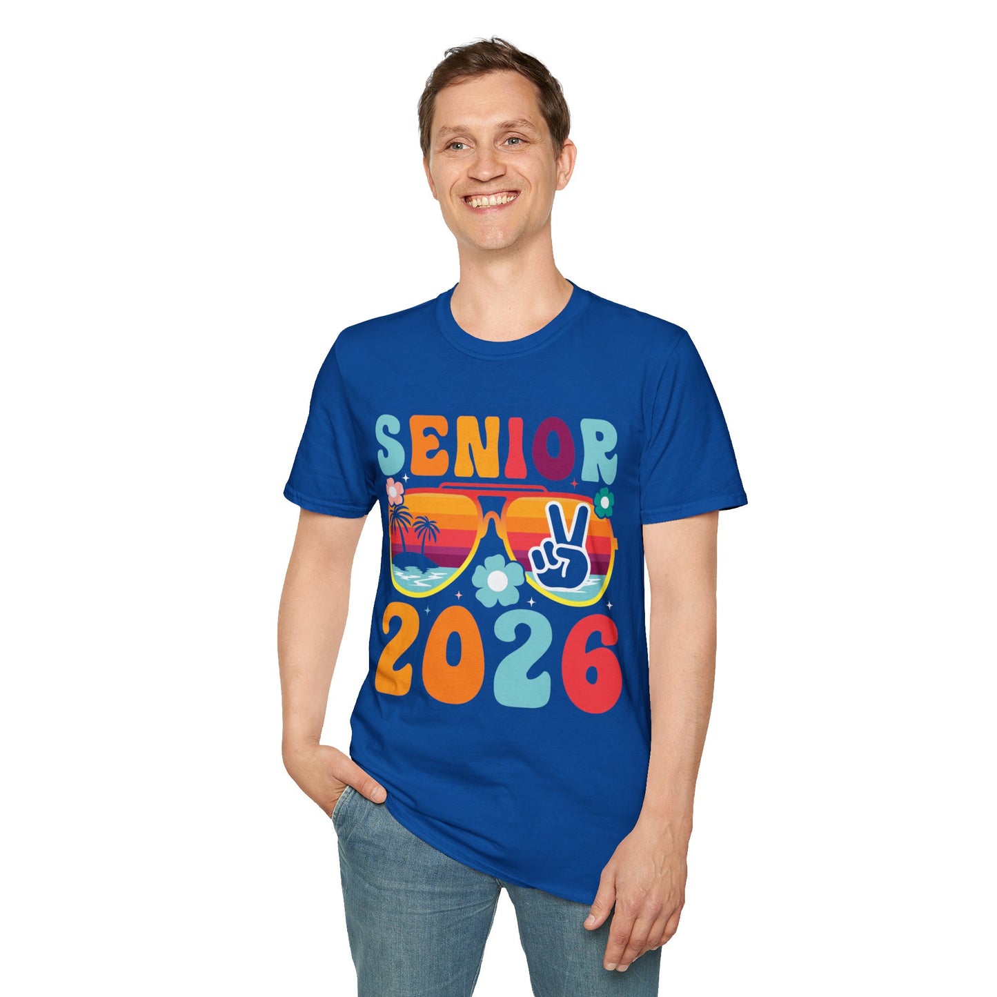 2026 Senior T-Shirt, Unisex Softstyle Tee, Graduation Gift, Summer Vibes Shirt, Class of 2026, Senior Celebration Apparel