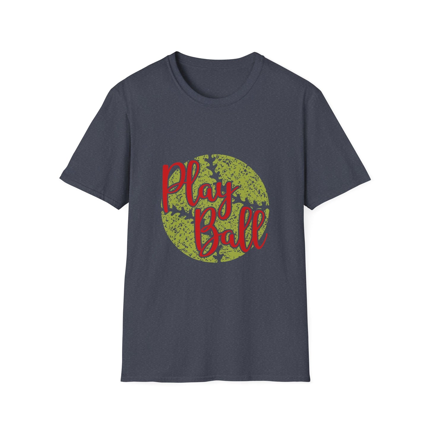 Play Ball Unisex Softstyle T-Shirt, Sporty Tee, Gift for Baseball Fans, Casual Wear, Team Spirit Apparel, Summer Outfit
