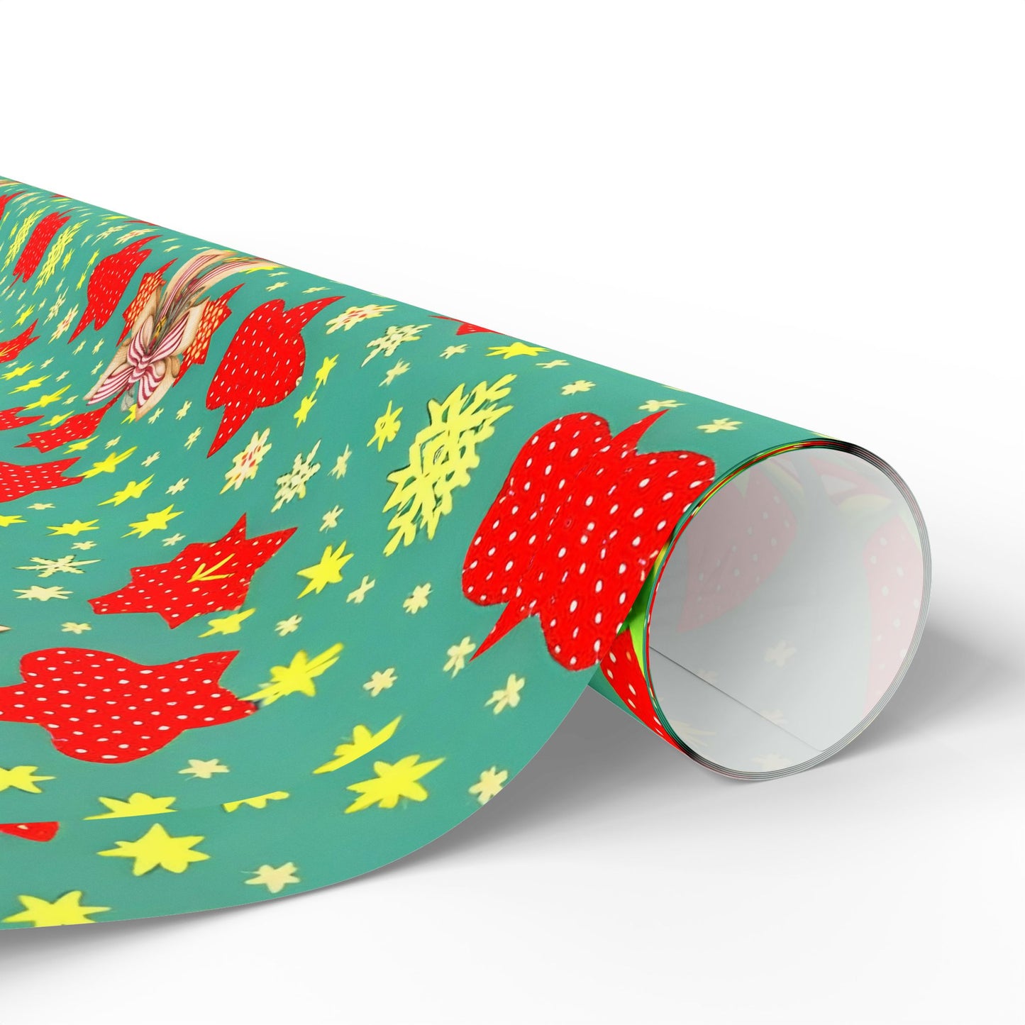 Christmas Wrapping Paper, Festive Gift Wrap for Holidays, Colorful Holiday Wrap, Eco-Friendly Metallic Wrap, Perfect for Gifts