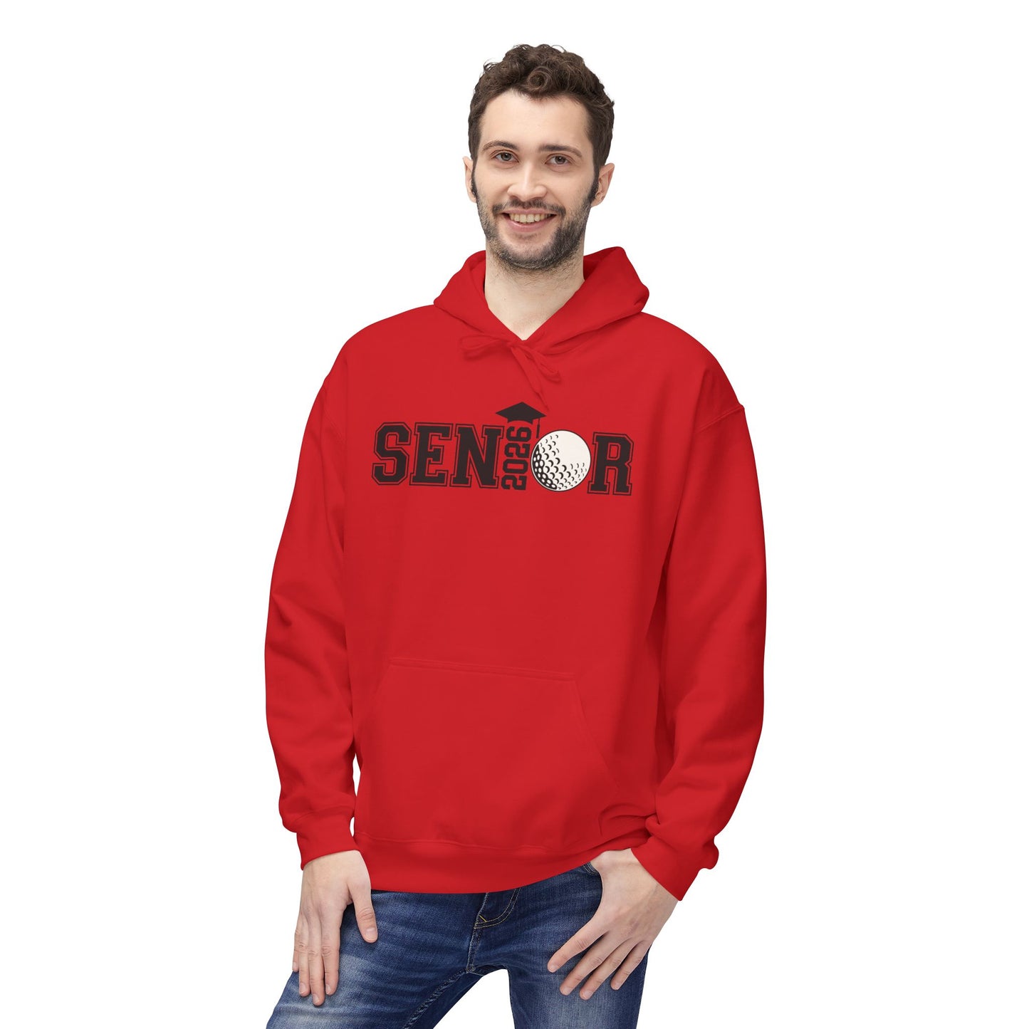 Senior- Golf Fleece Hoodie - Perfect for Graduates, Cozy Gift for Seniors, College Prep, Class of 2023, Warm and Stylish