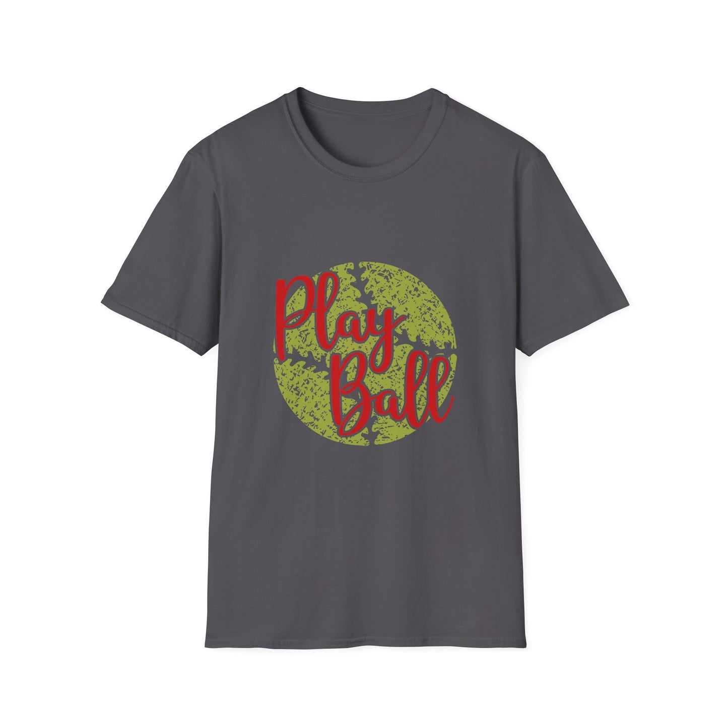 Play Ball Unisex Softstyle T-Shirt, Sporty Tee, Gift for Baseball Fans, Casual Wear, Team Spirit Apparel, Summer Outfit
