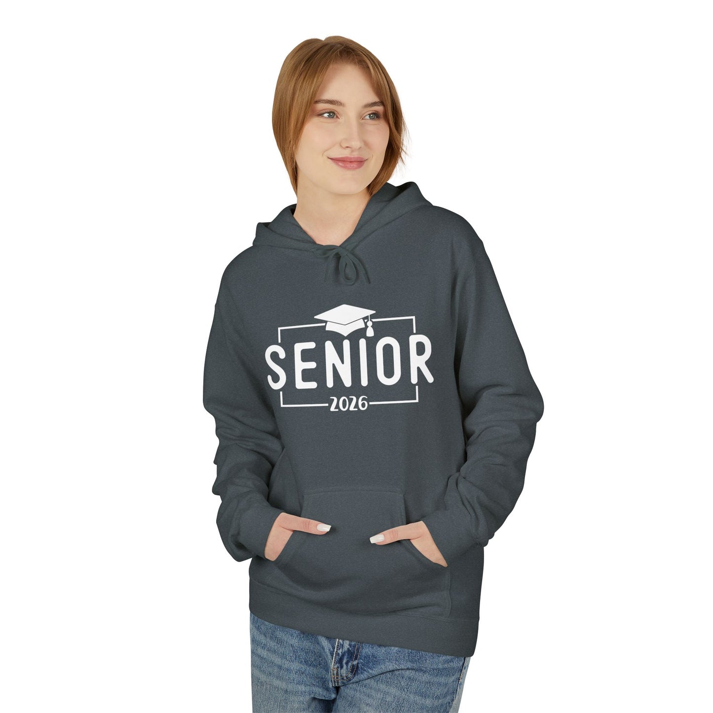 2026 Senior Unisex Midweight Fleece Hoodie, Graduation Gift, Class of 2026 Apparel, Cozy Hoodie, Unique Grad Clothing, High School Senior