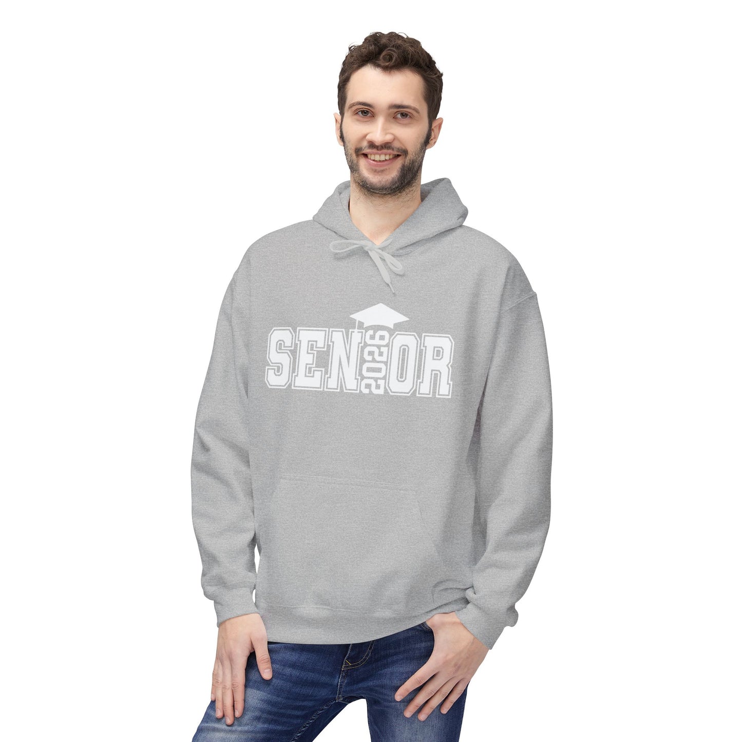 Senior Fleece Hoodie, Cozy Graduation Gift, Class of 2024 Sweatshirt, Unisex Hoodie, Senior Spirit Wear, Comfortable Casual Wear