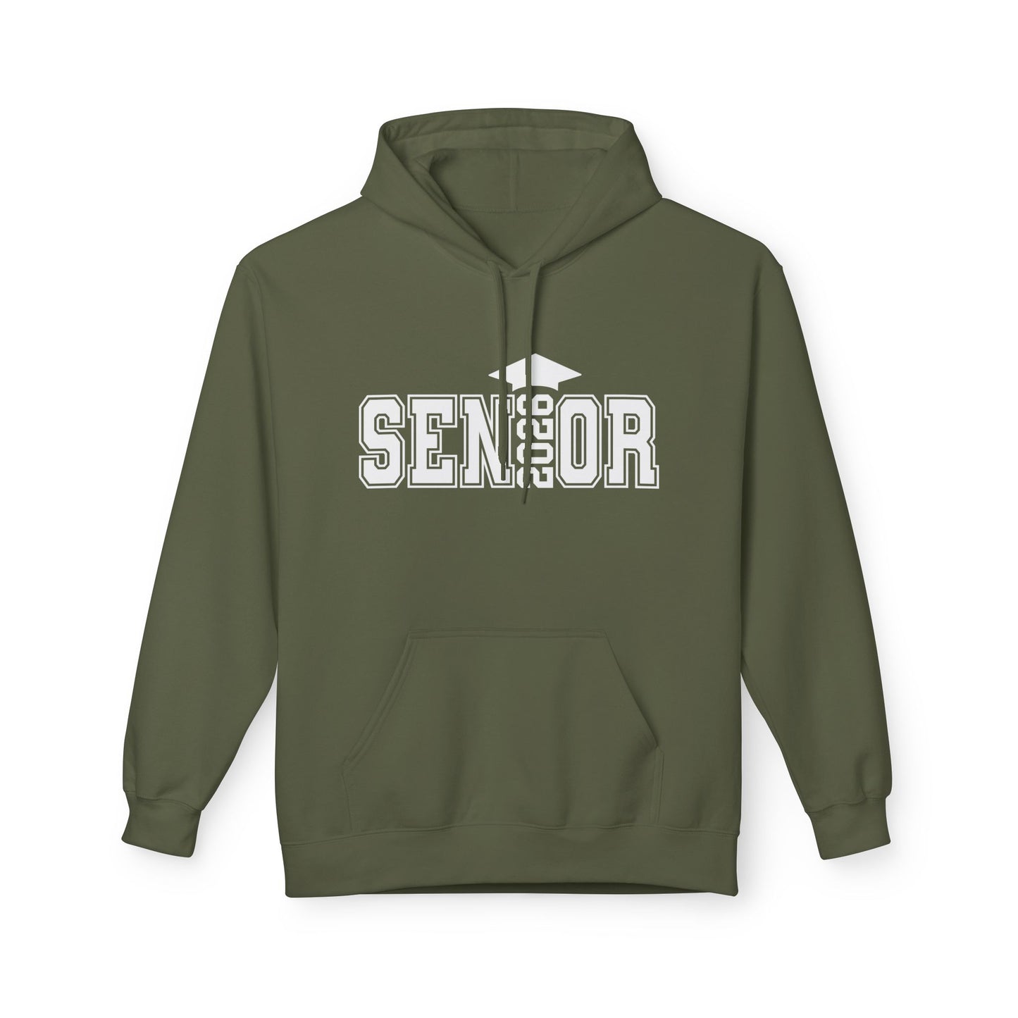 Senior Fleece Hoodie, Cozy Graduation Gift, Class of 2024 Sweatshirt, Unisex Hoodie, Senior Spirit Wear, Comfortable Casual Wear