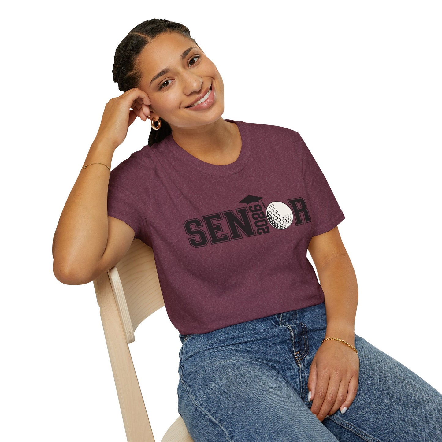 Senior Golf 2026 Unisex T-Shirt – Graduation Tee, Senior Shirt, Gift for Graduates, Class of 2026 Merchandise, Cool Casual Wear
