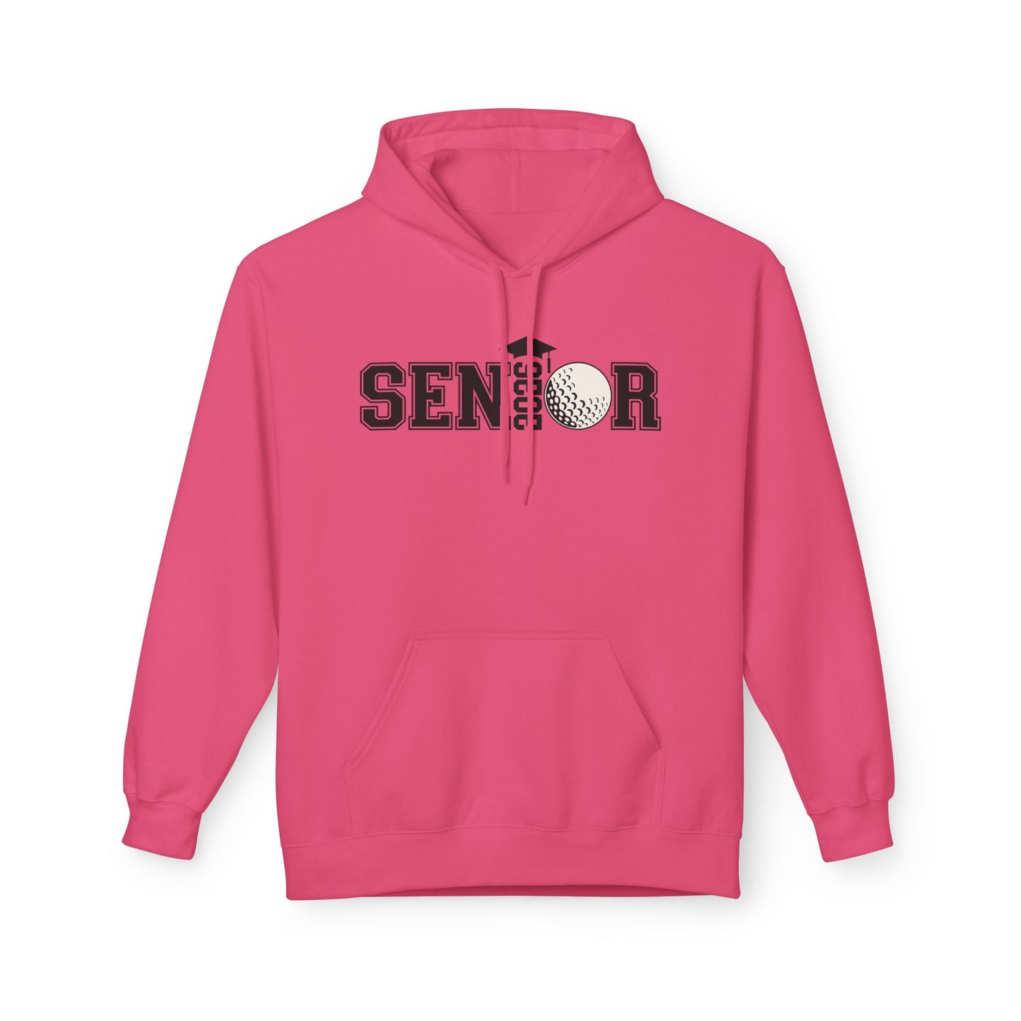 Senior- Golf Fleece Hoodie - Perfect for Graduates, Cozy Gift for Seniors, College Prep, Class of 2023, Warm and Stylish