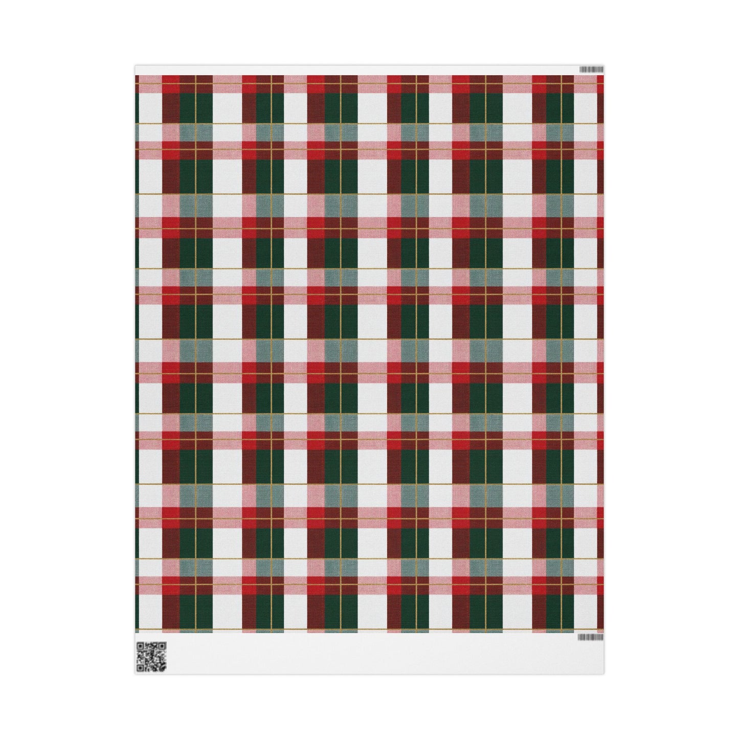 Festive Wrapping Paper, Holiday Gift Wrap, Christmas Wrap, Plaid Gift Wrap, Eco-Friendly Wrapping, Party Supplies