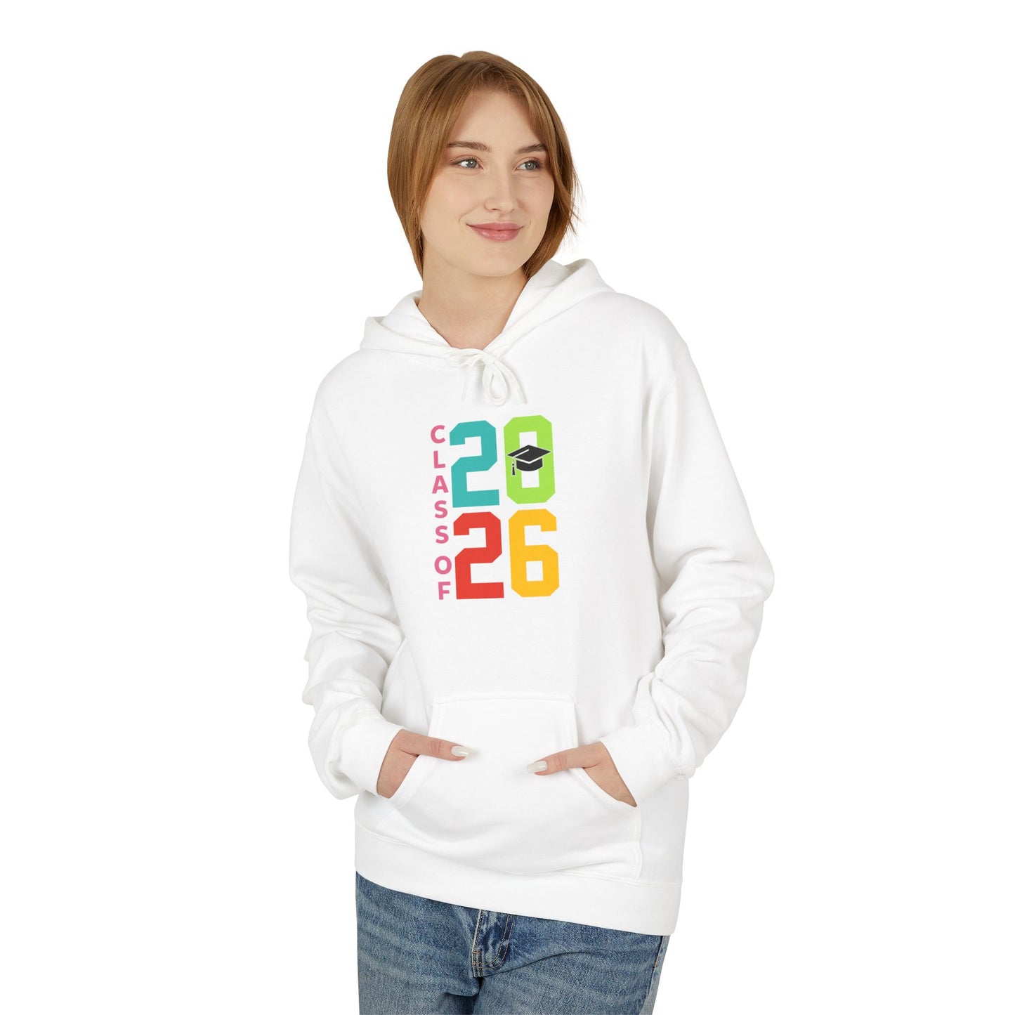 Class of 2026 Unisex Fleece Hoodie, Graduation Gift, College Bound Apparel, Cozy Layer, Student Spirit Wear