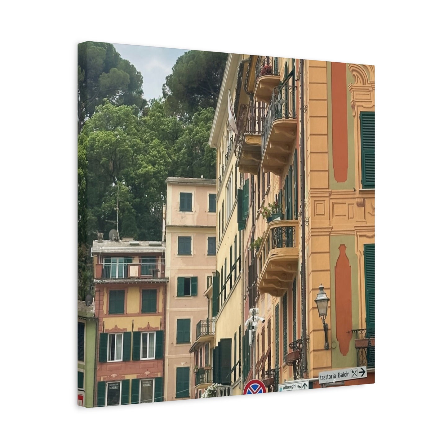 Italian Balcony Wall Decor, Home Decor, Gift for Art Lovers, Cozy Aesthetic, Travel Inspiration