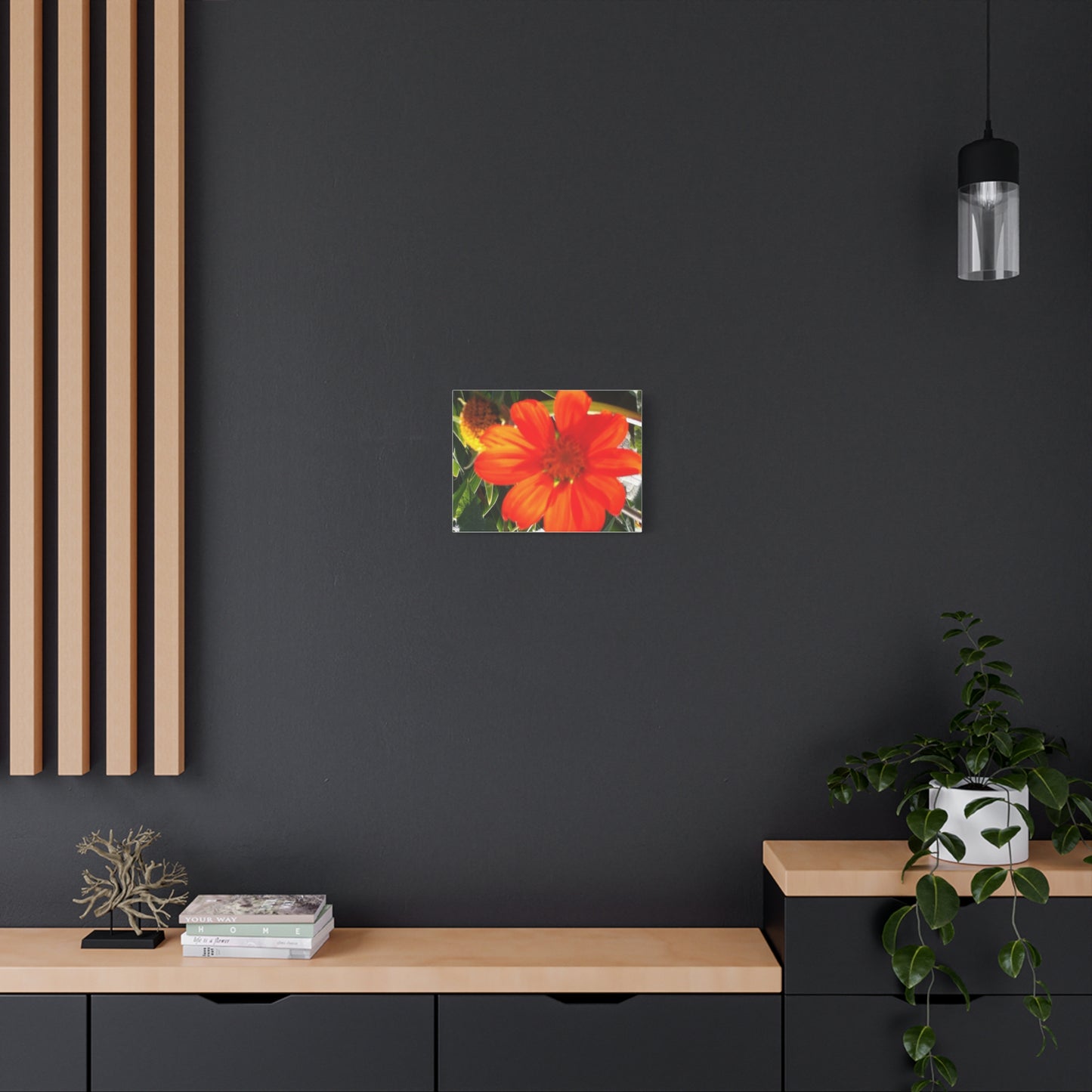 Vibrant Floral Canvas Art, Wall Decor, Gift for Garden Lovers, Bright Home Accent, Modern Art for Any Room