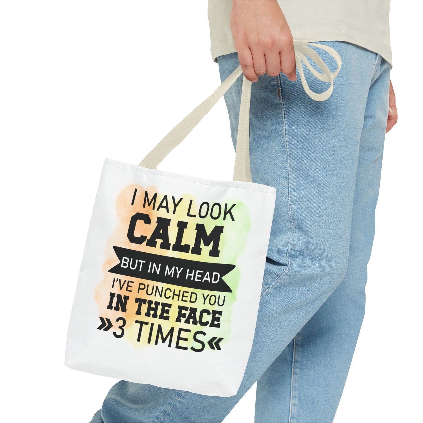 Humorous Tote Bag, Funny Gift for Friends, Everyday Use, Shopping Bag, Motivational Quote, Office Humor, Unique Present