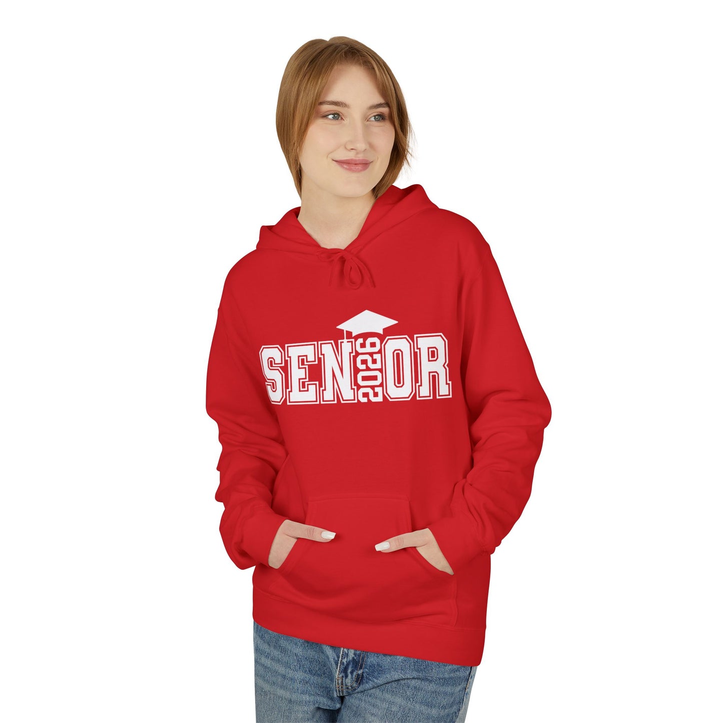 Senior Fleece Hoodie, Cozy Graduation Gift, Class of 2024 Sweatshirt, Unisex Hoodie, Senior Spirit Wear, Comfortable Casual Wear