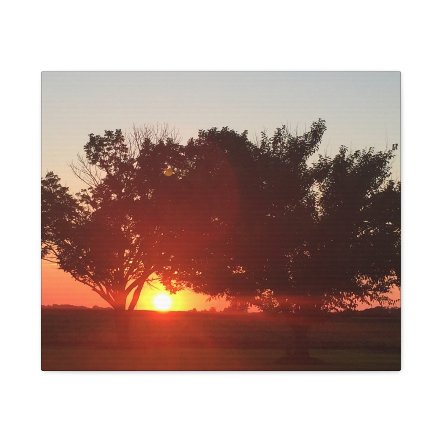Sunset Serenity Canvas Wall Art, Relaxing Home Decor, Nature Print, Gift for Nature Lovers, Sunset Aesthetic, Art for Living Room