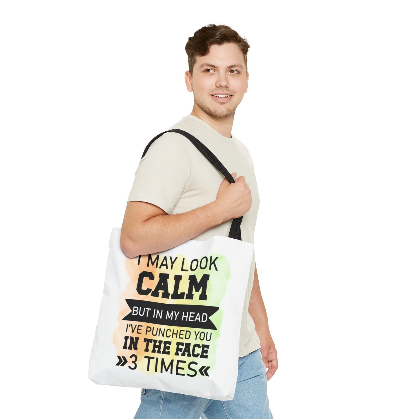 Humorous Tote Bag, Funny Gift for Friends, Everyday Use, Shopping Bag, Motivational Quote, Office Humor, Unique Present