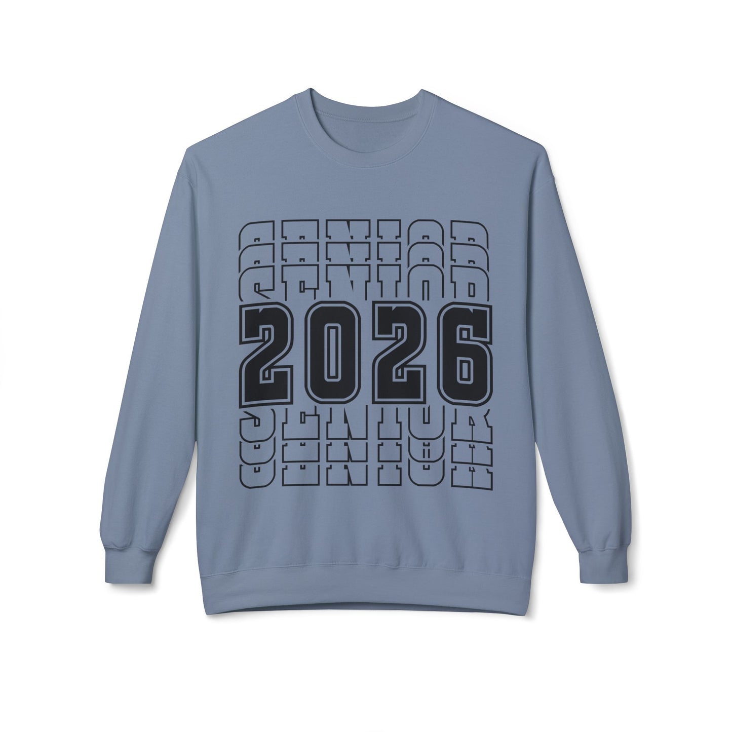 Stylish Senior Sweatshirt for Class of 2026, Unisex Crewneck, Graduation Gift, College Bound, Cozy Apparel, Trendy Layering Piece