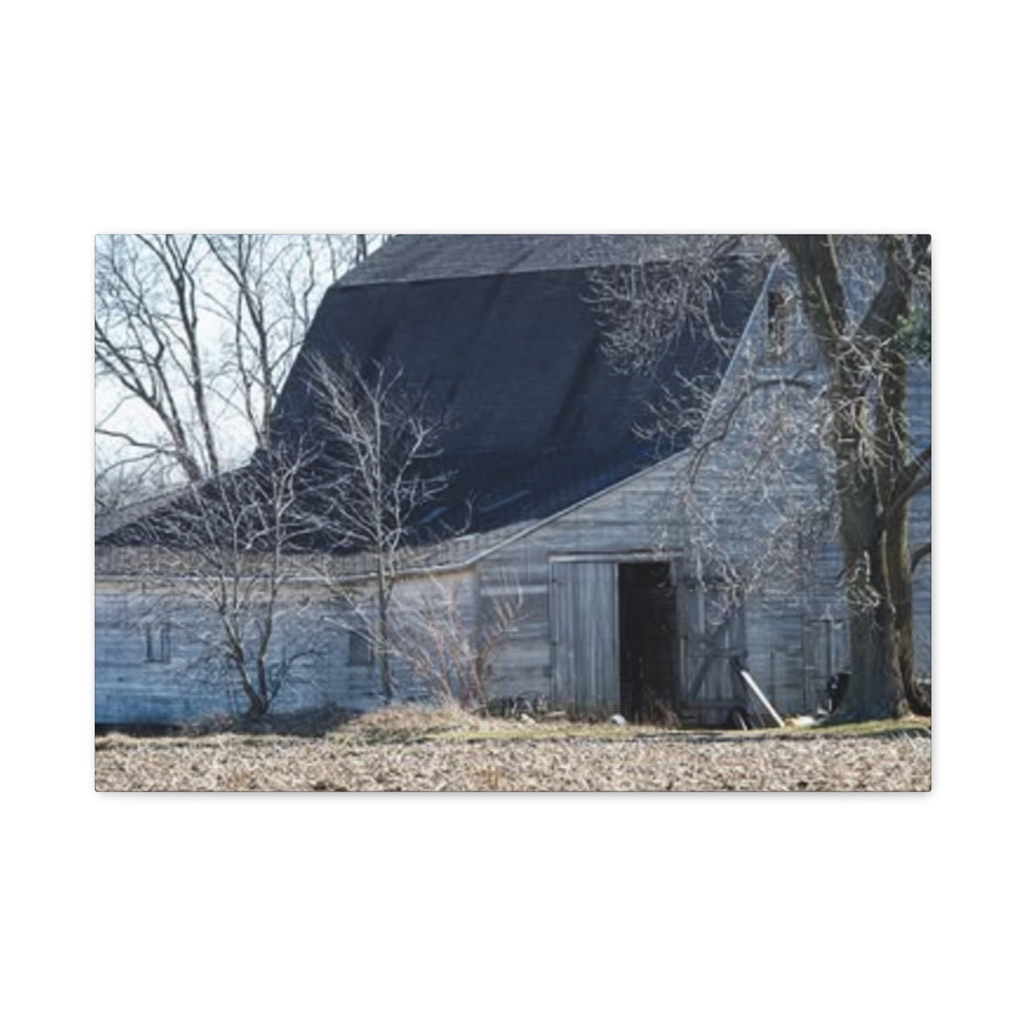 Rustic Barn Canvas Wall Art, Barn Decor, Country Home Decor, Farmhouse Wall Art, Rustic Home Decoration